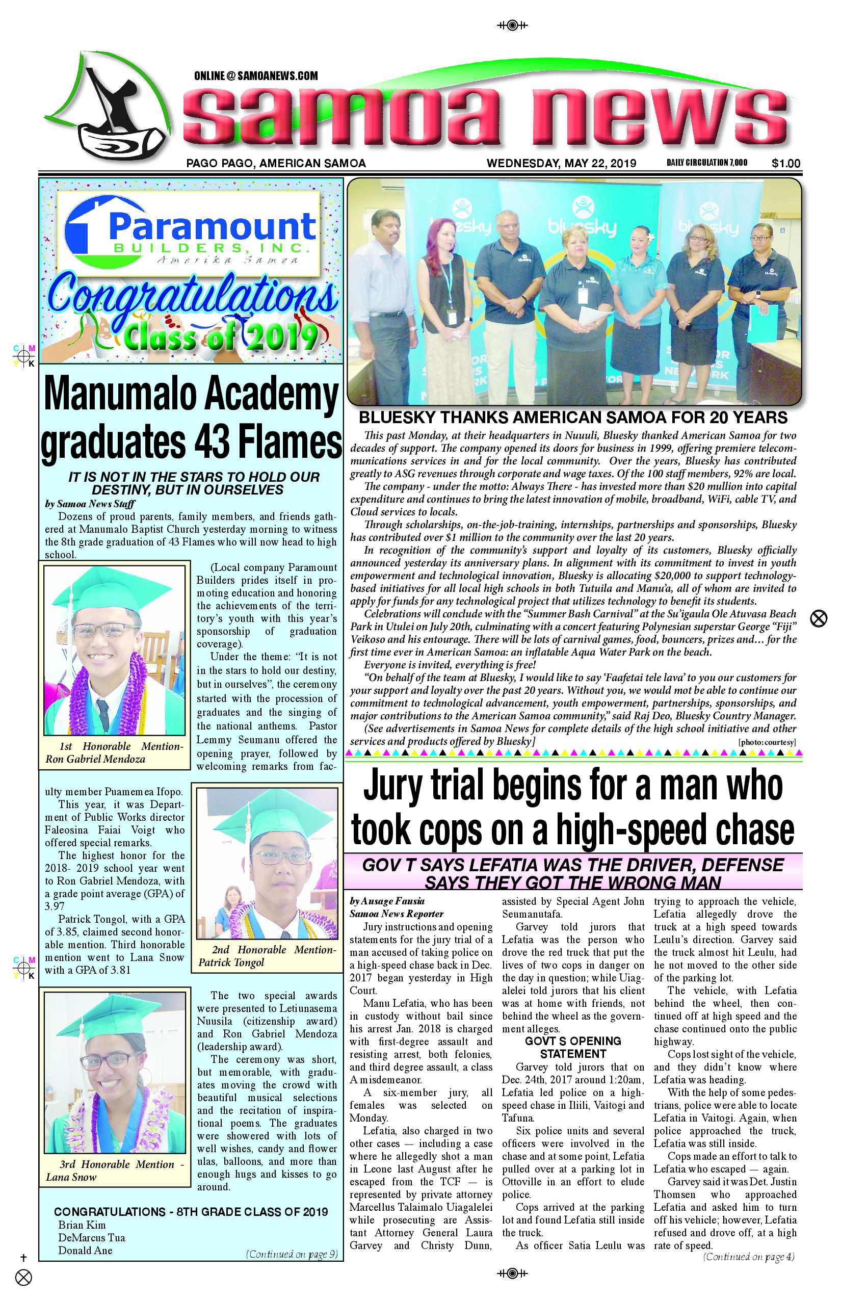 SN News Wednesday, May 22, 2019