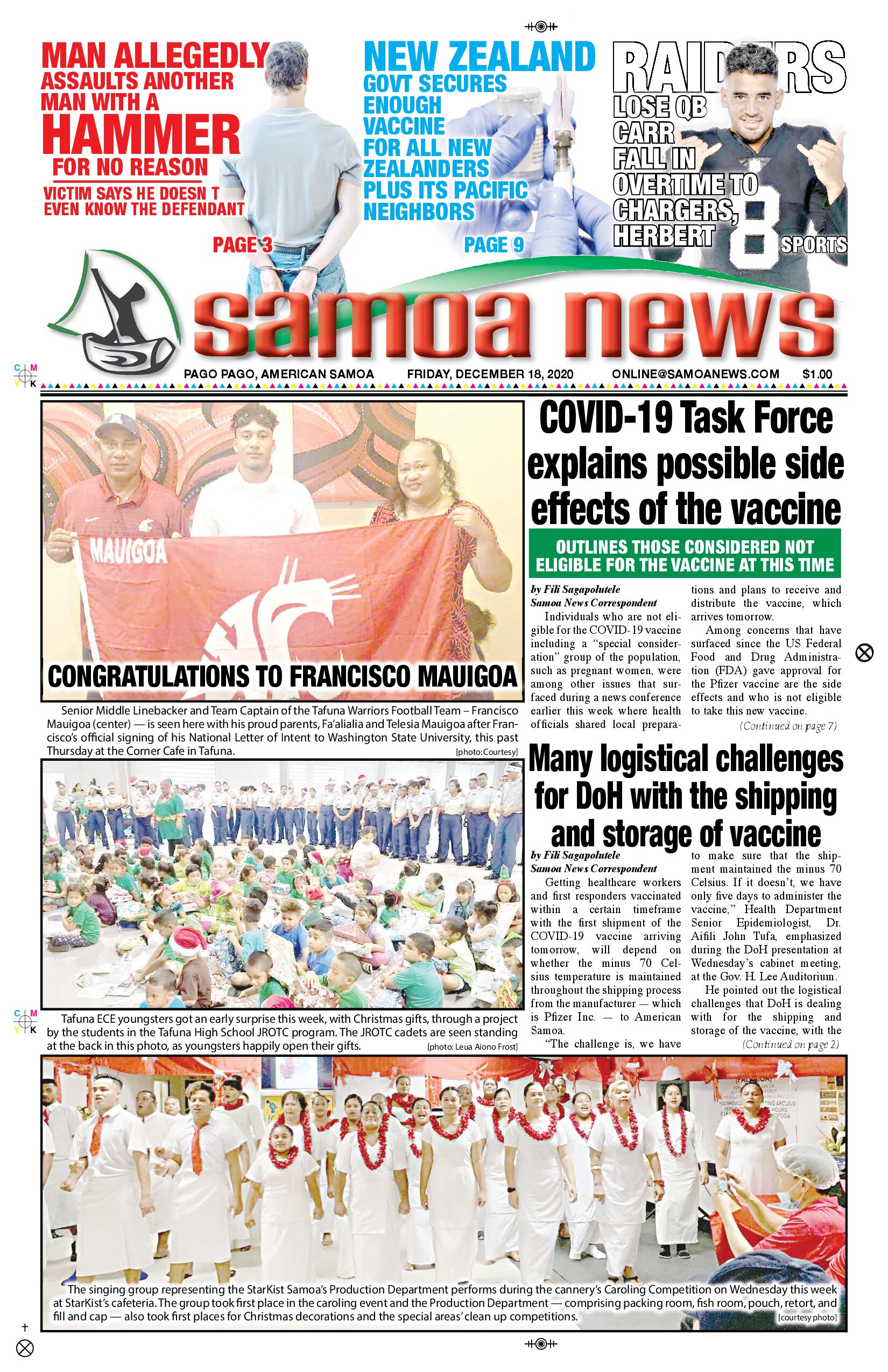 SN News Friday, Dec. 18, 2020