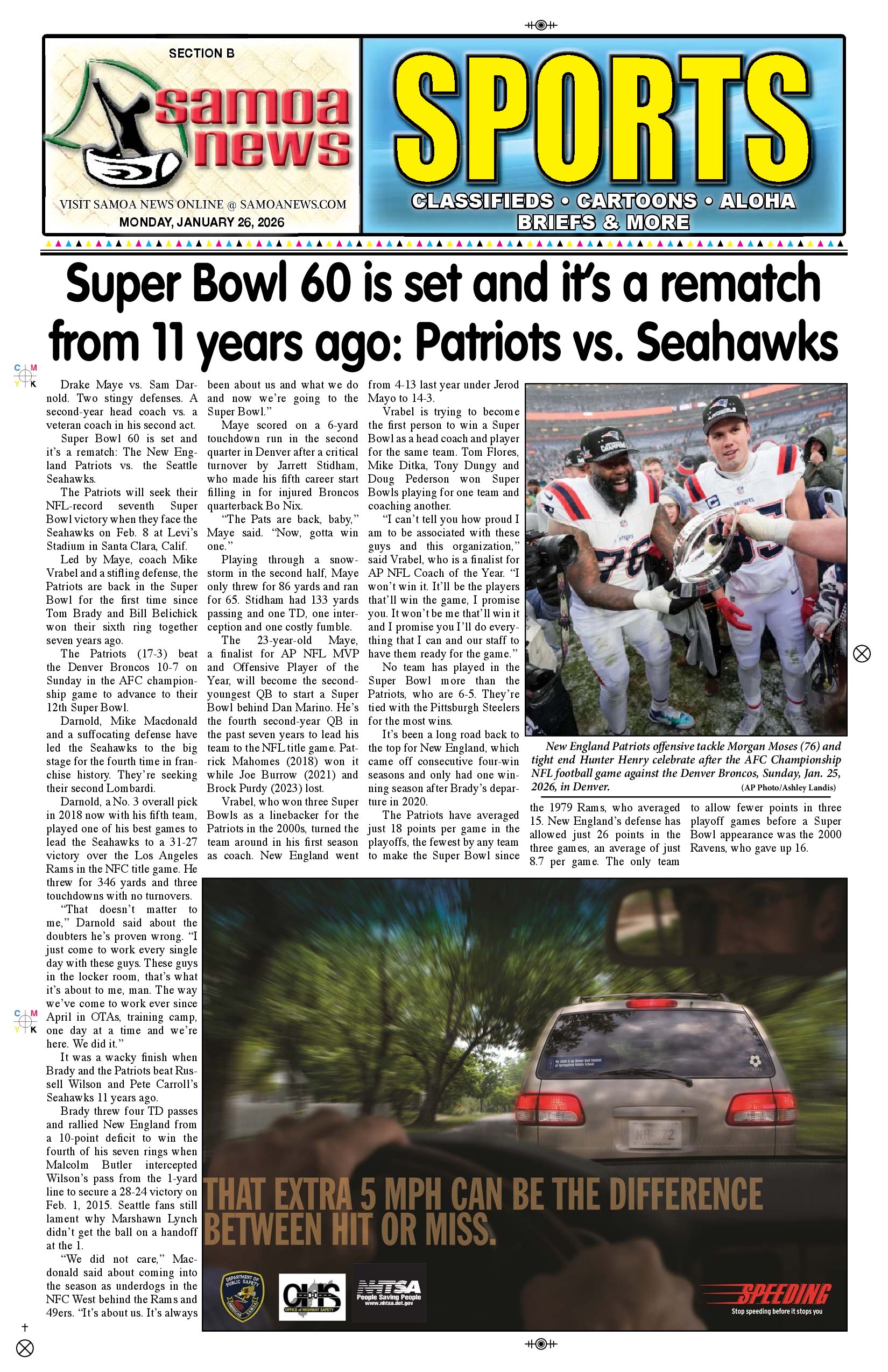 SN Sports Monday, January 26, 2026