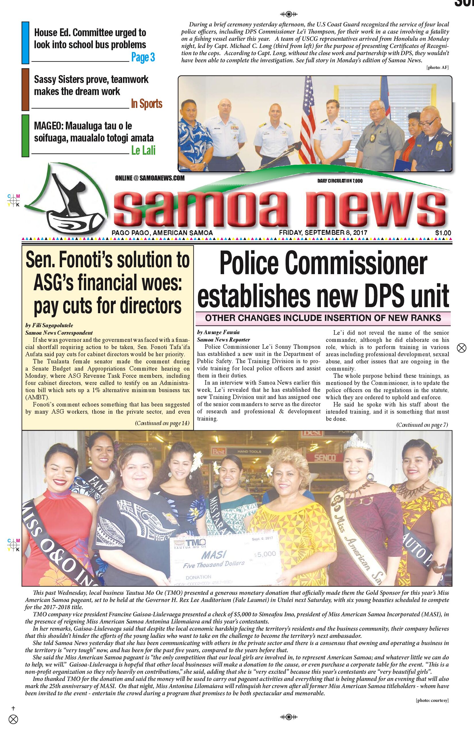 SN News Friday, Sept.08, 2017