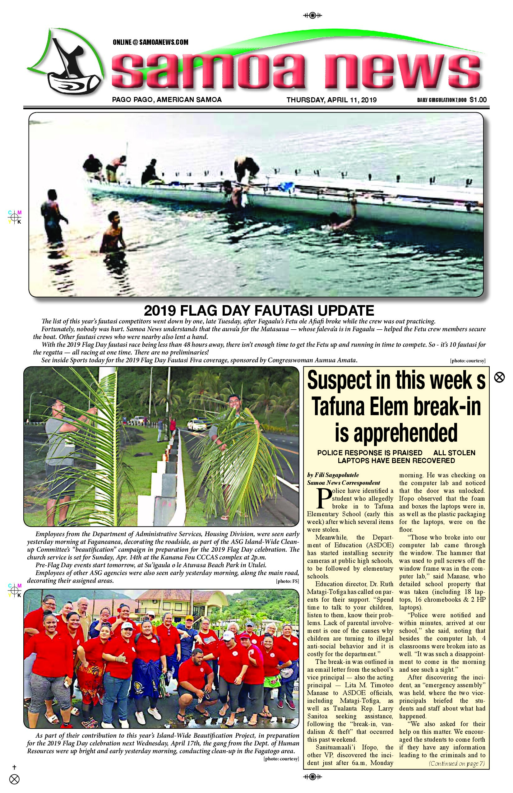 SN News Thursday, April 11, 2019