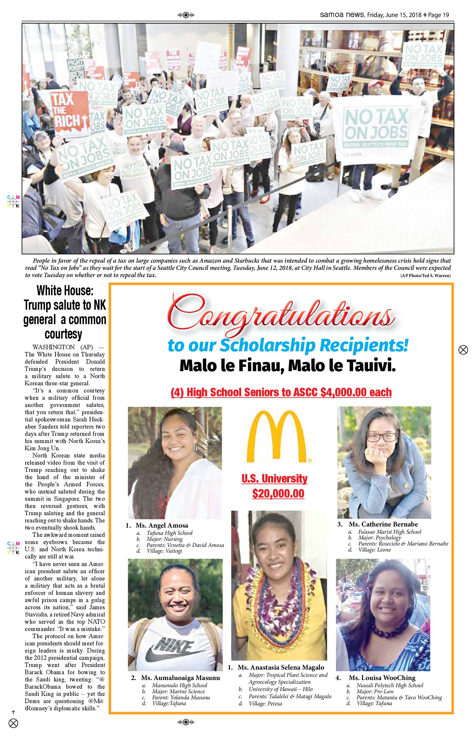 SN News-2 Friday, June 15, 2018