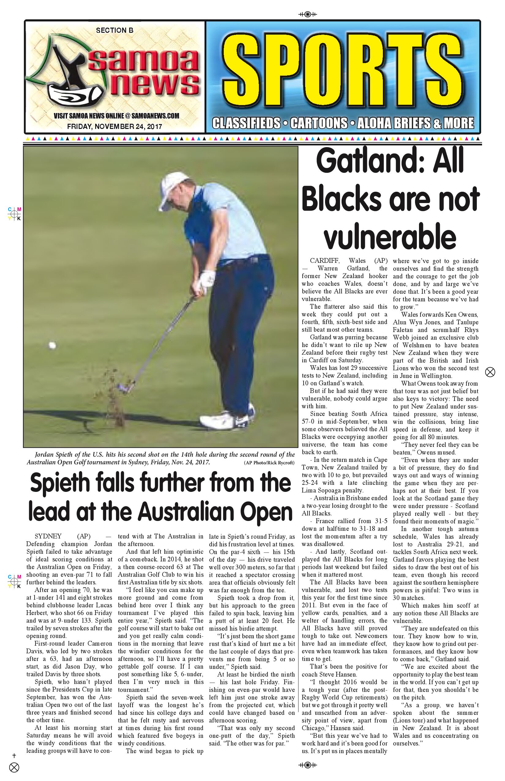 SN Sports Friday, Nov. 24, 2017