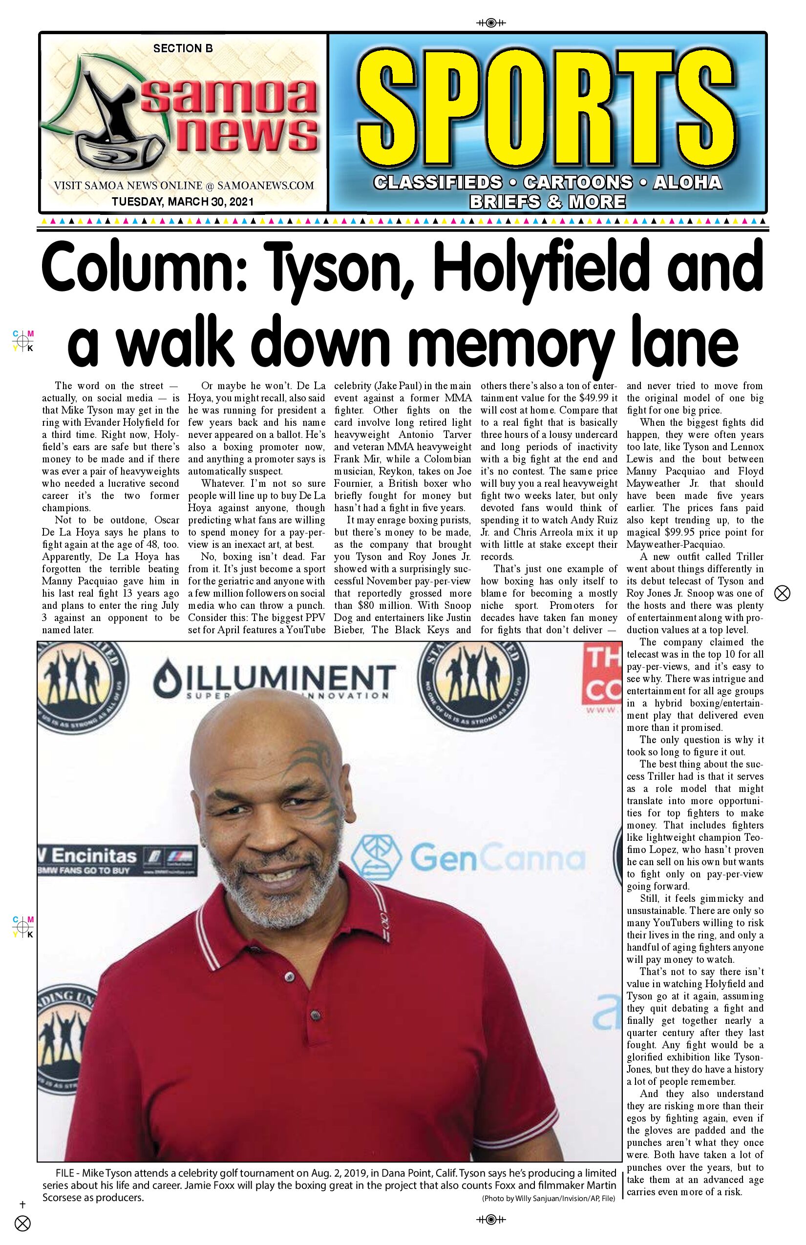 SN Sports Tuesday, March  30, 2021