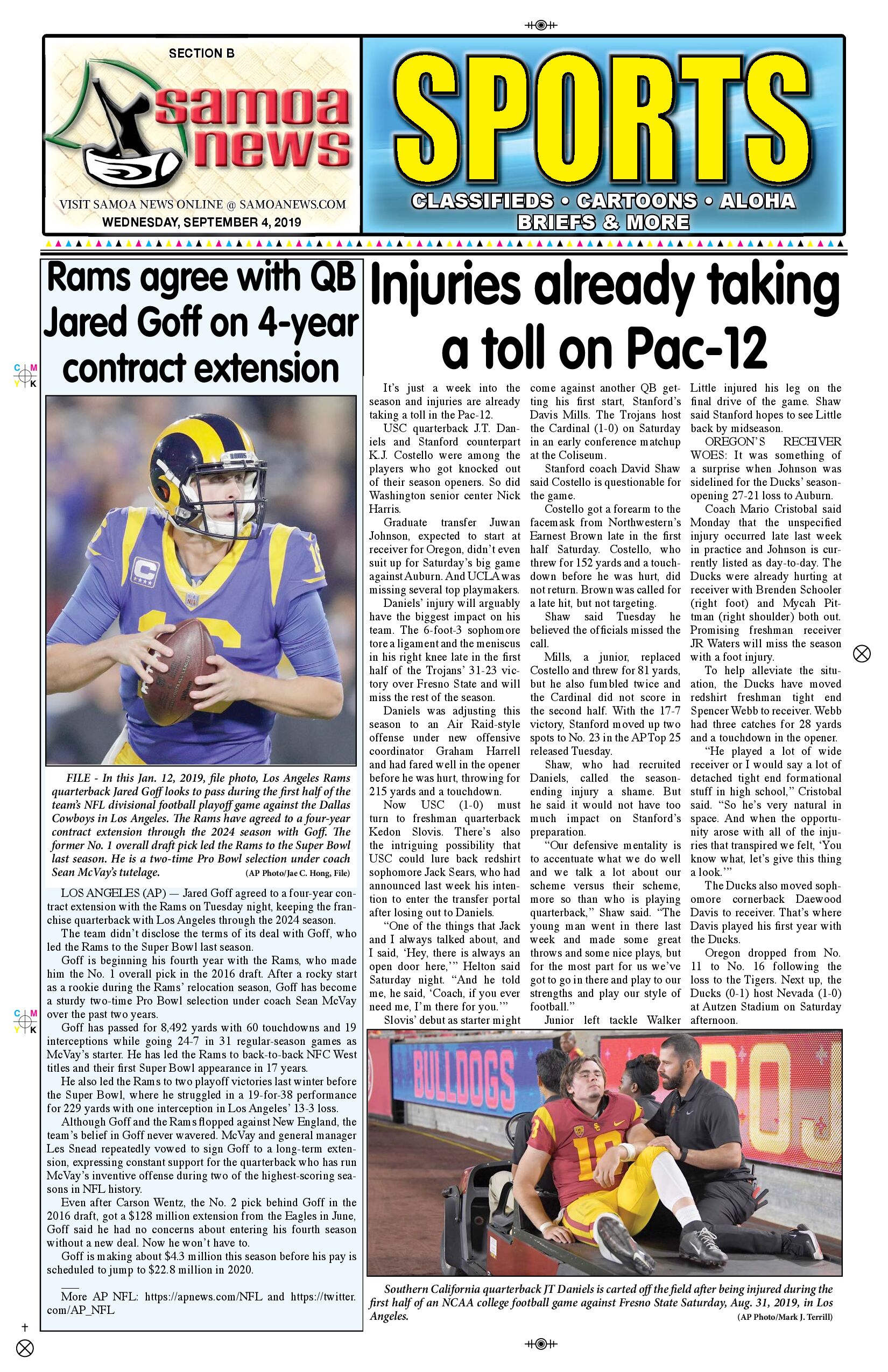 SN Sports Wednesday, September 04, 2019