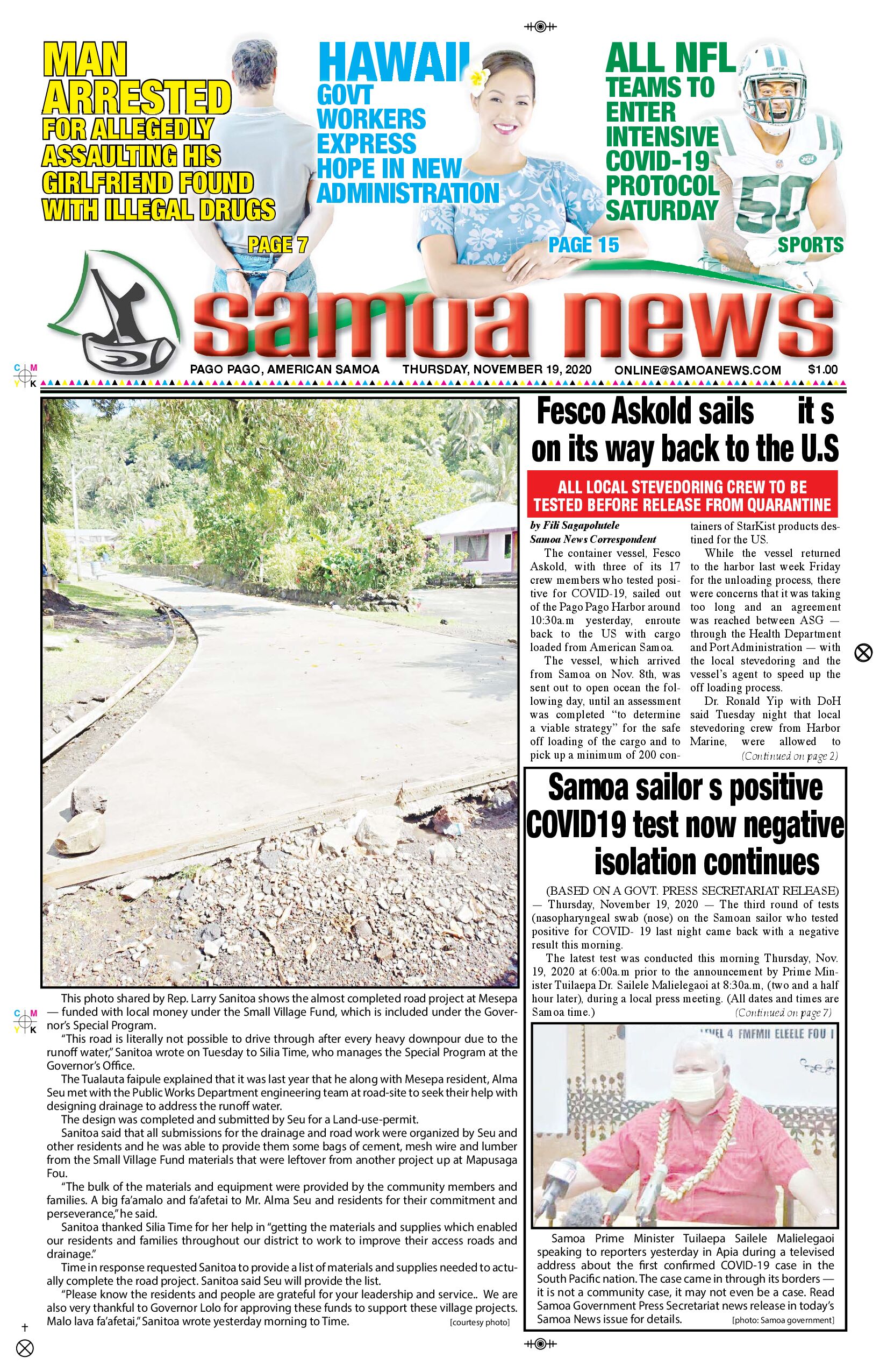 SN News Thursday, Nov. 19, 2020