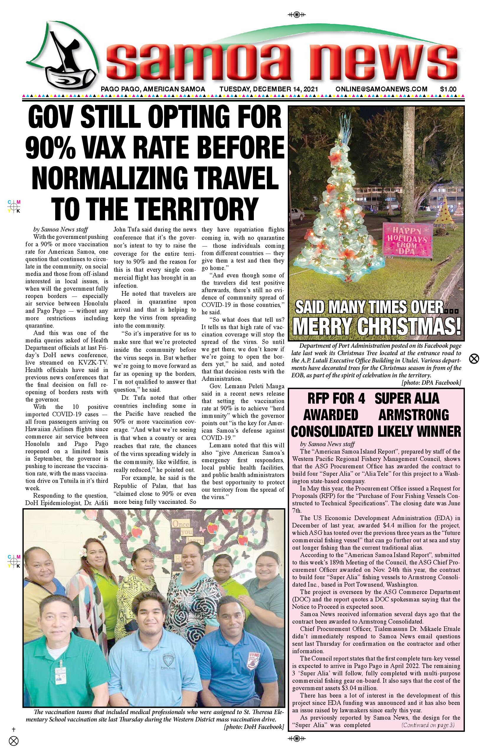 SN News Tuesday, December 14, 2021