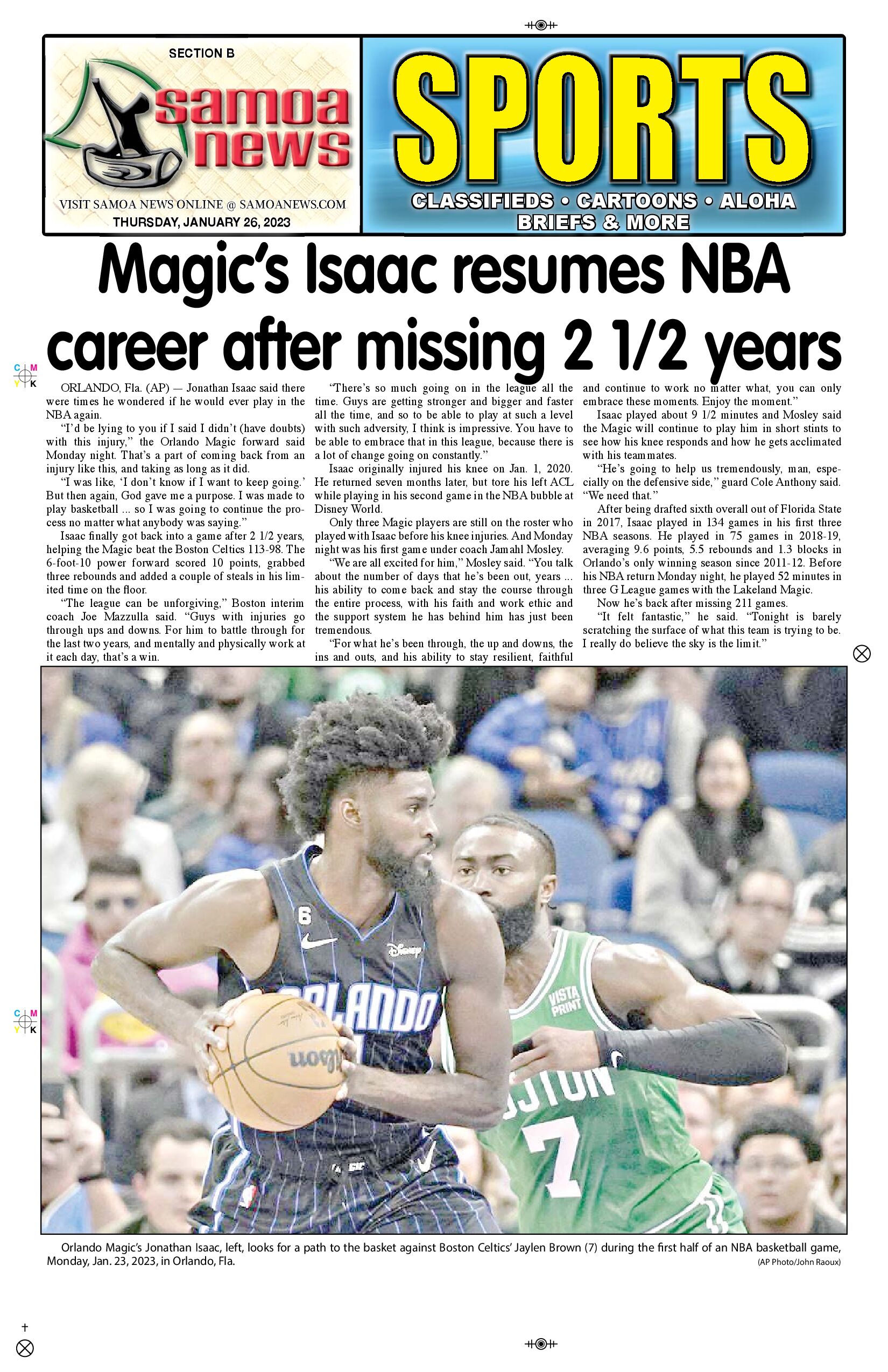 SN Sports Thursday, January 26, 2023