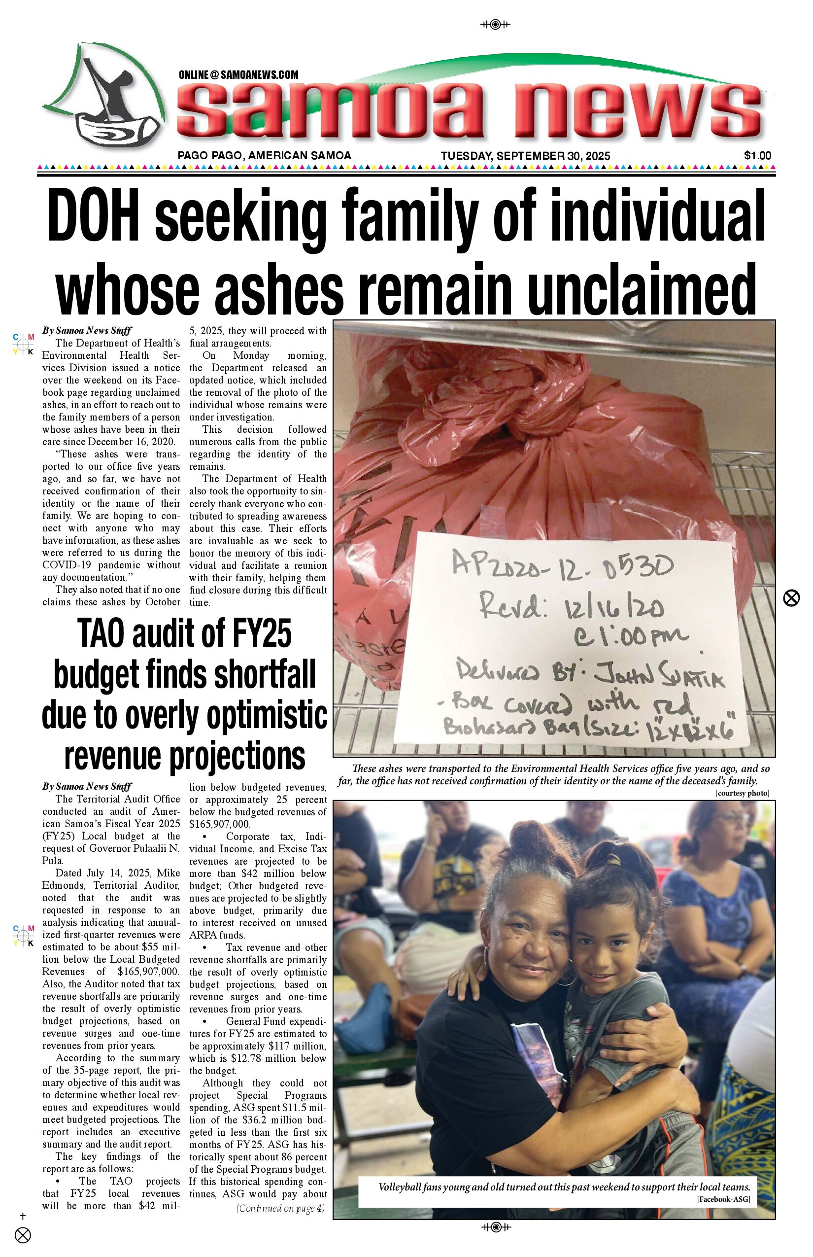 SN News Tuesday, September 30, 2025