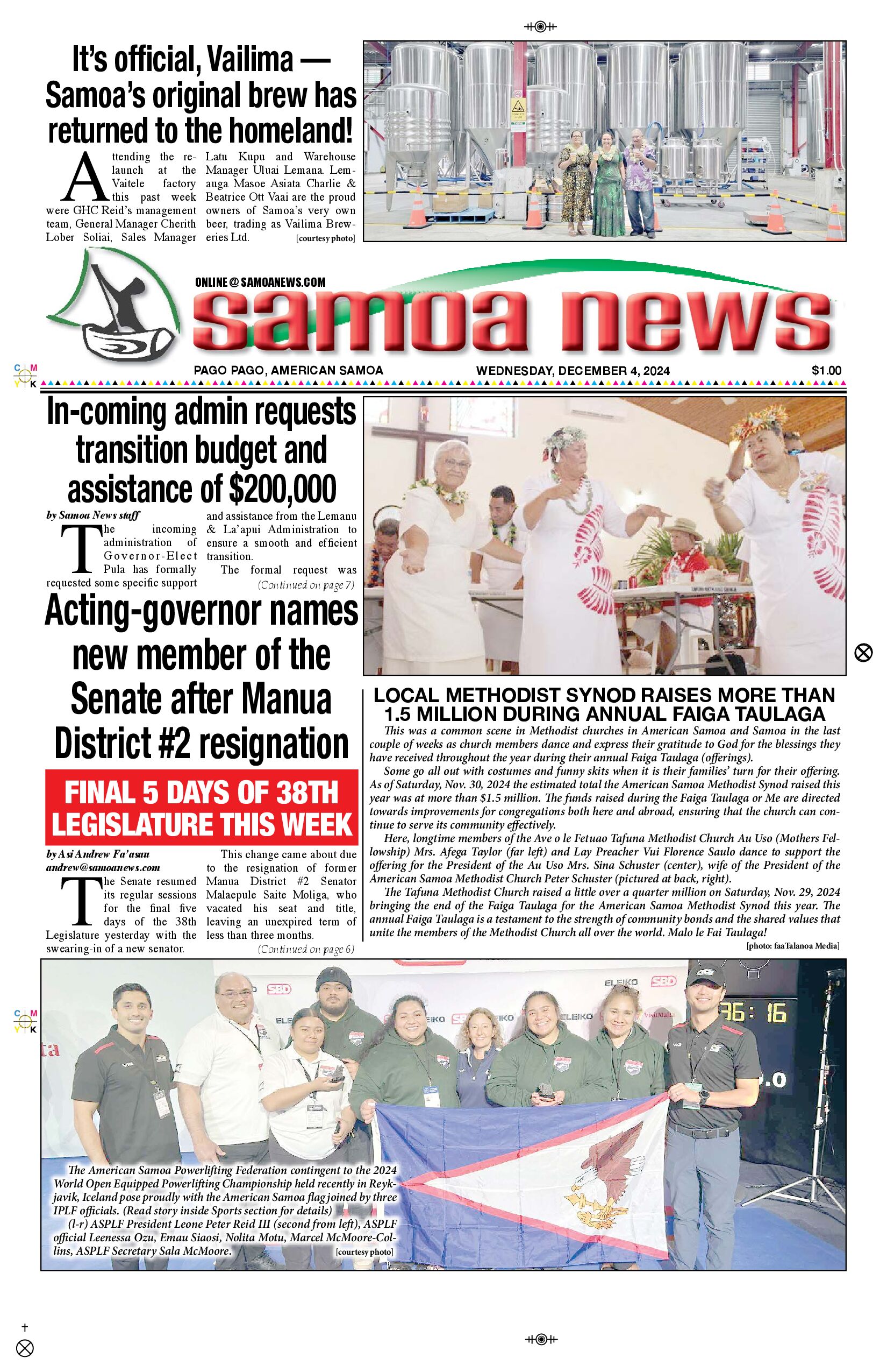 SN News Wednesday, December 04, 2024