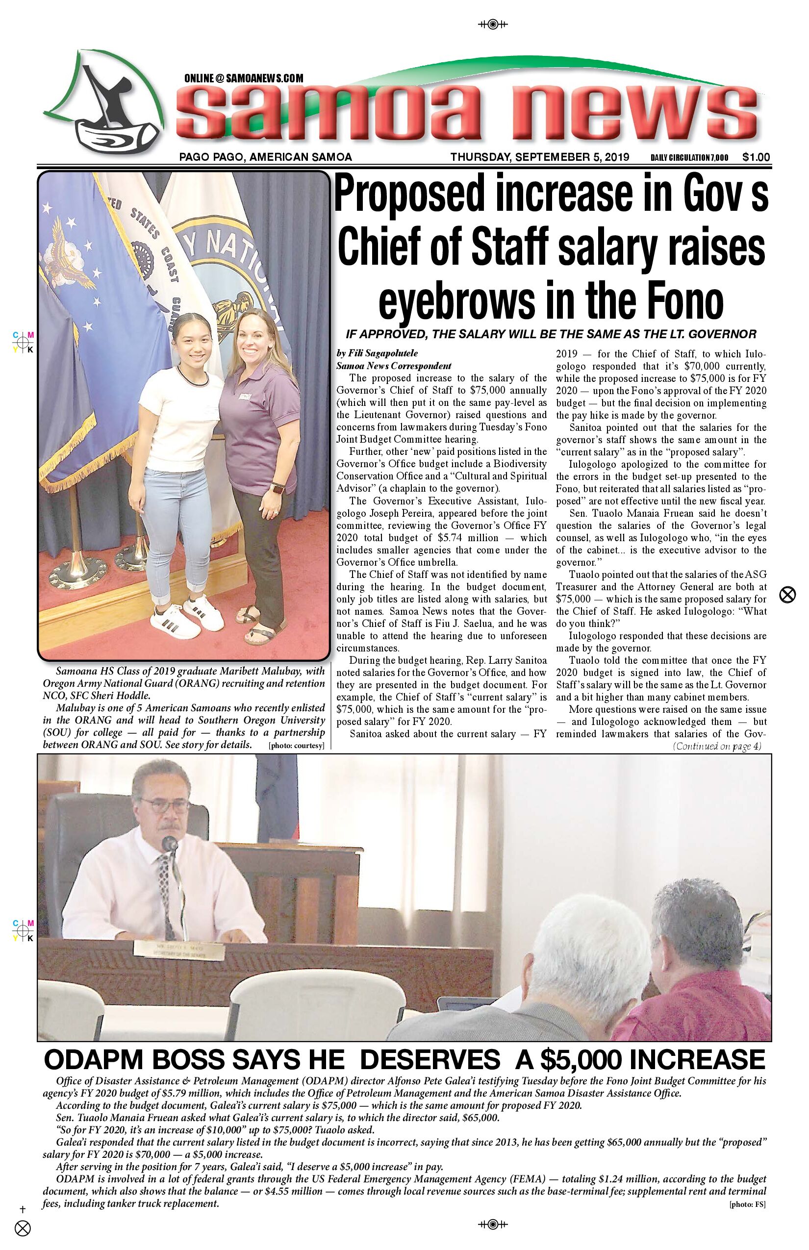 SN News Thursday, September 05, 2019