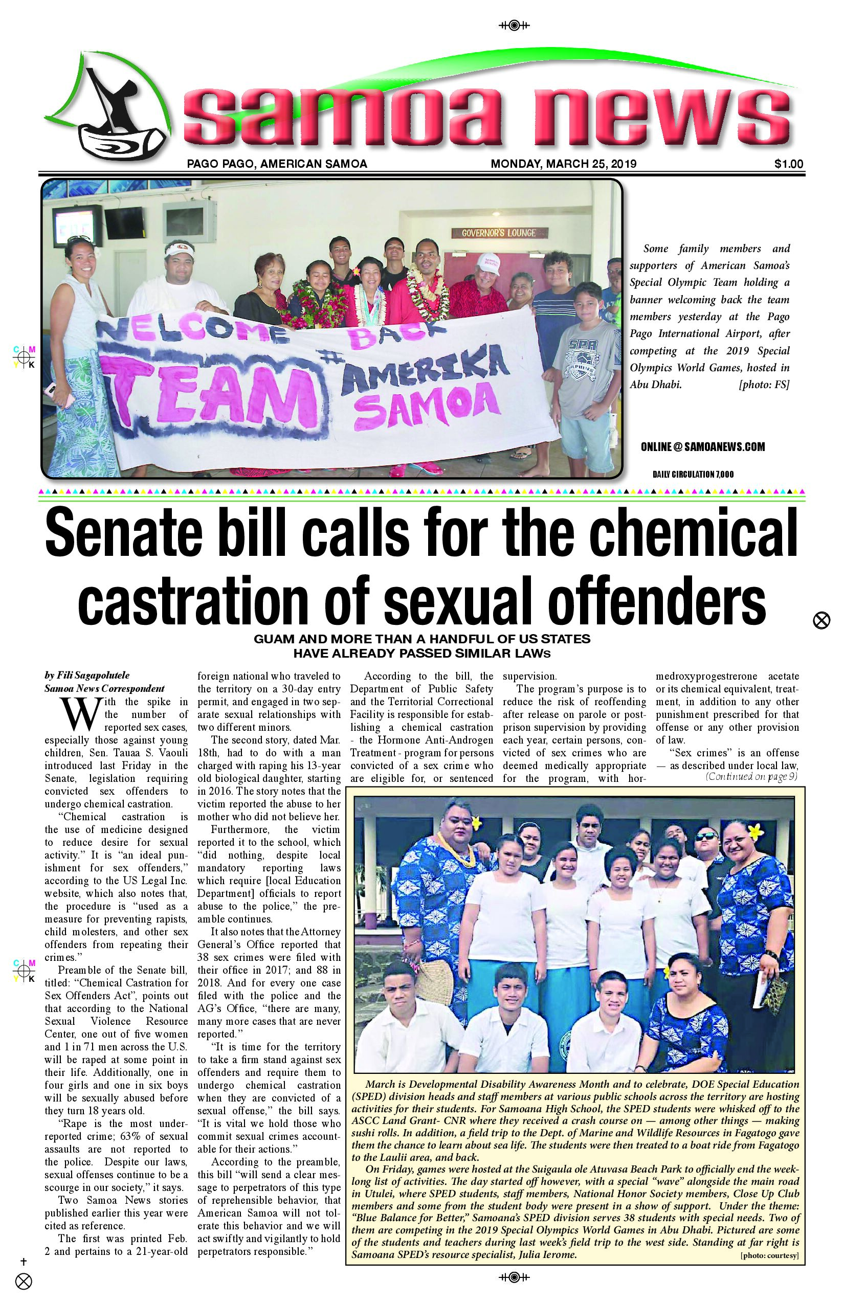 SN News Monday, March 25, 2019