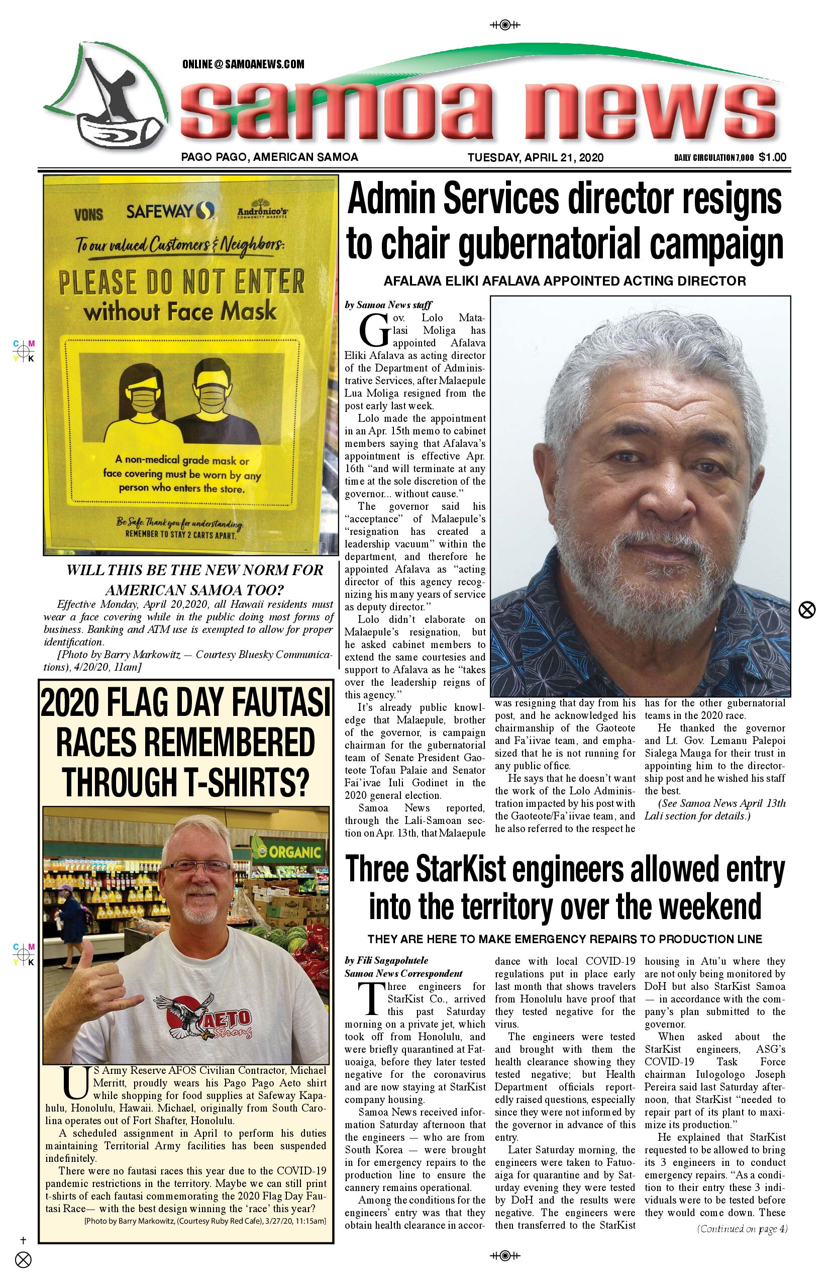 SN News Tuesday, April 21, 2020