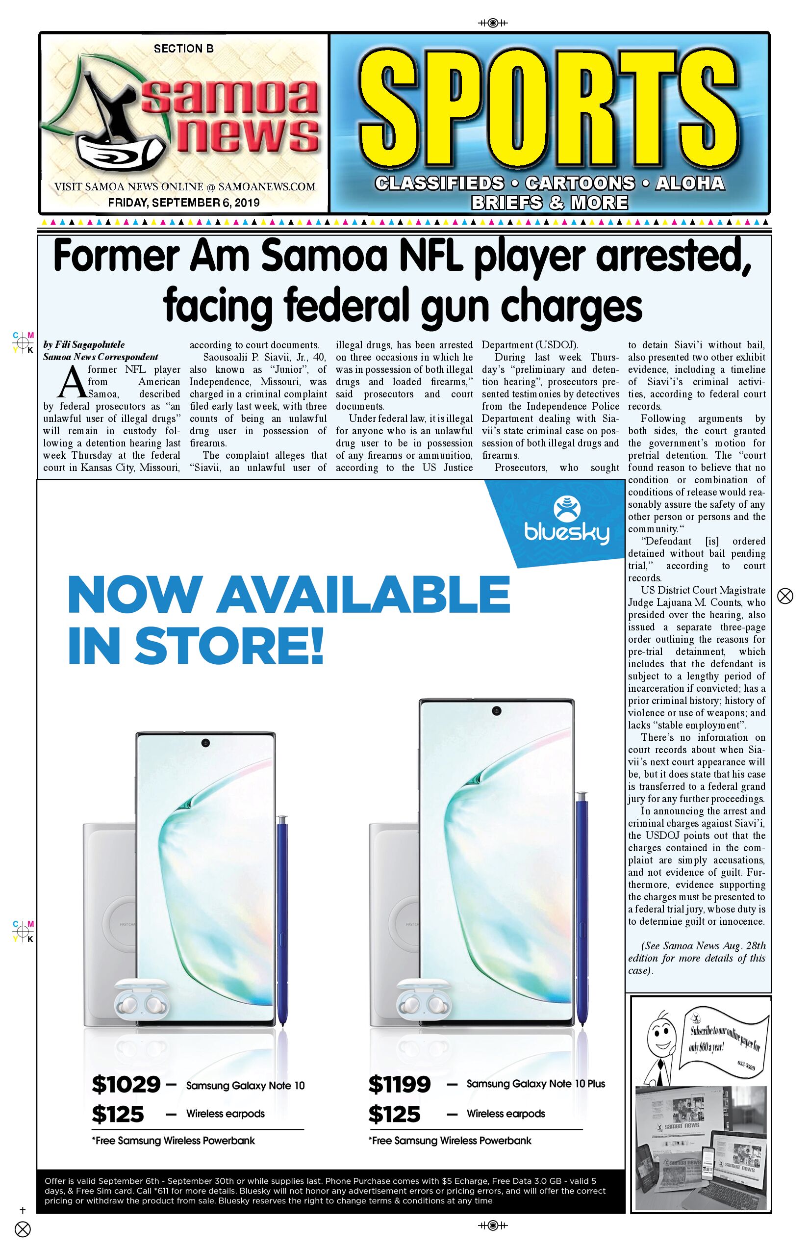 SN Sports Friday, September 06, 2019