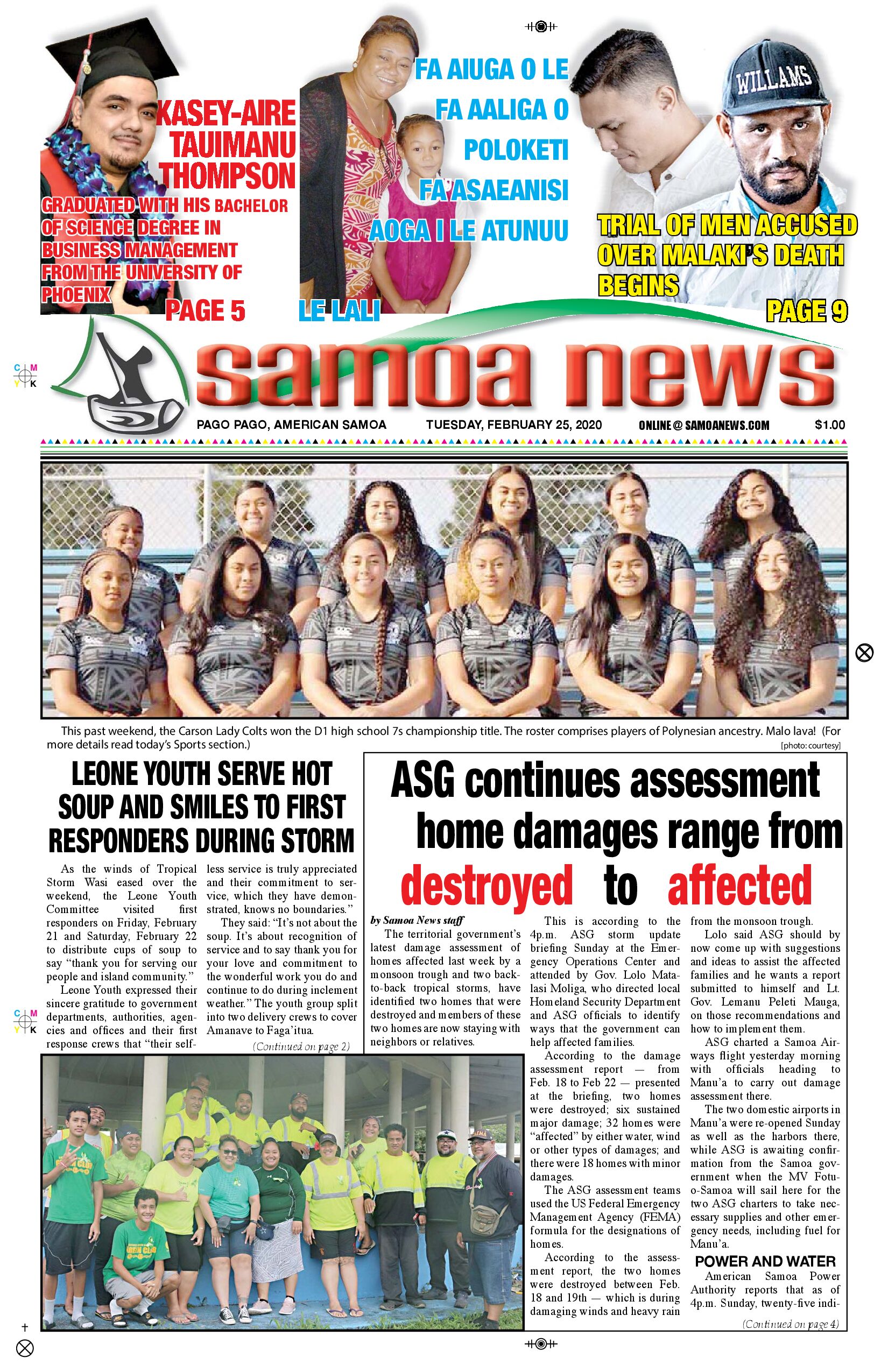 SN News Tuesday, February 25, 2020