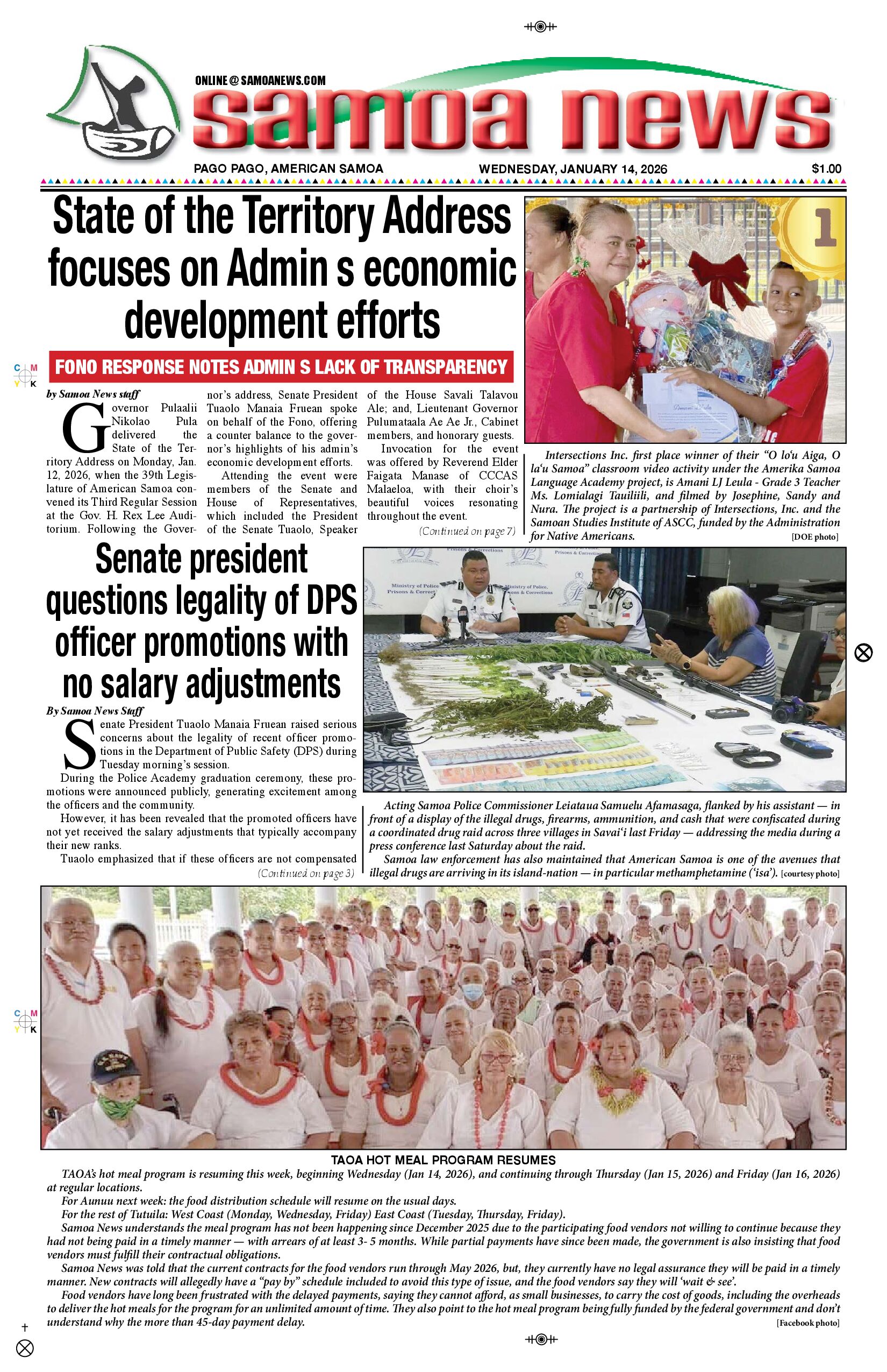 SN News Wednesday, January 14, 2026