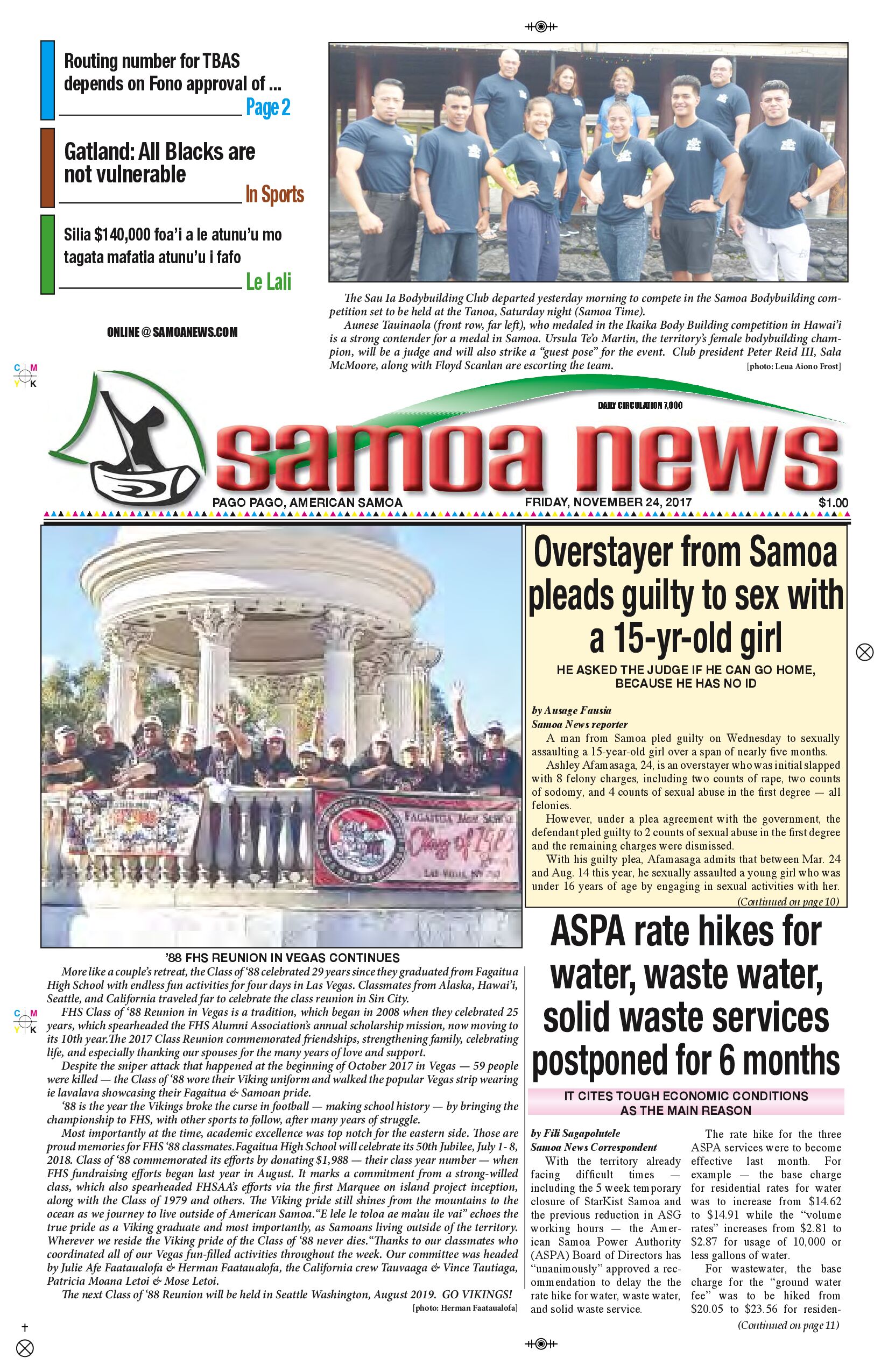 SN News Friday, Nov. 24, 2017