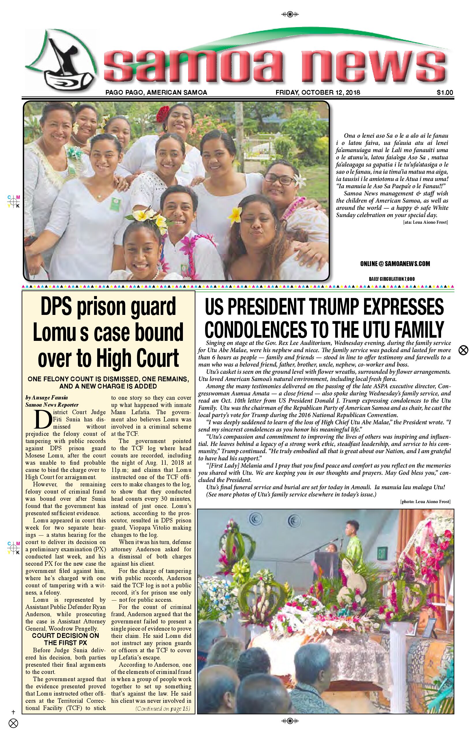 SN News Friday, October 12, 2018