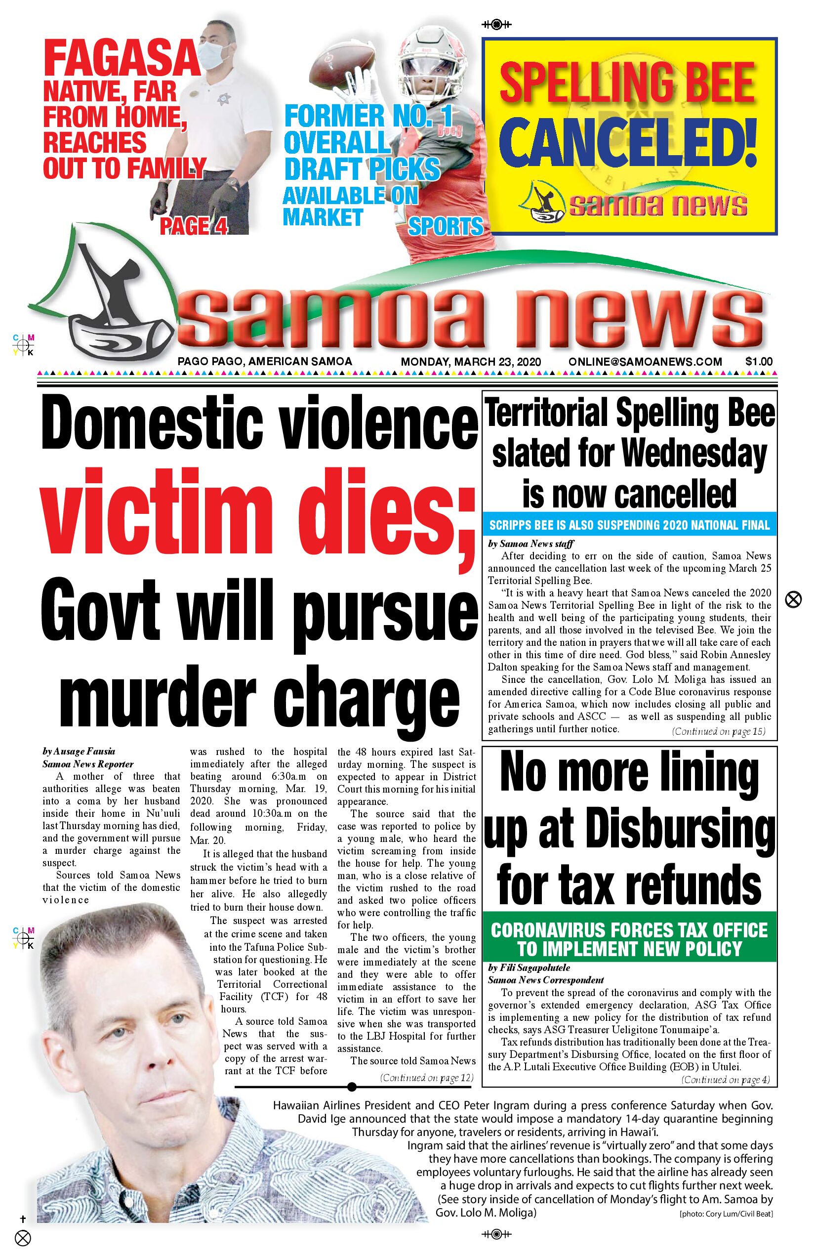 SN News Monday, March 23, 2020