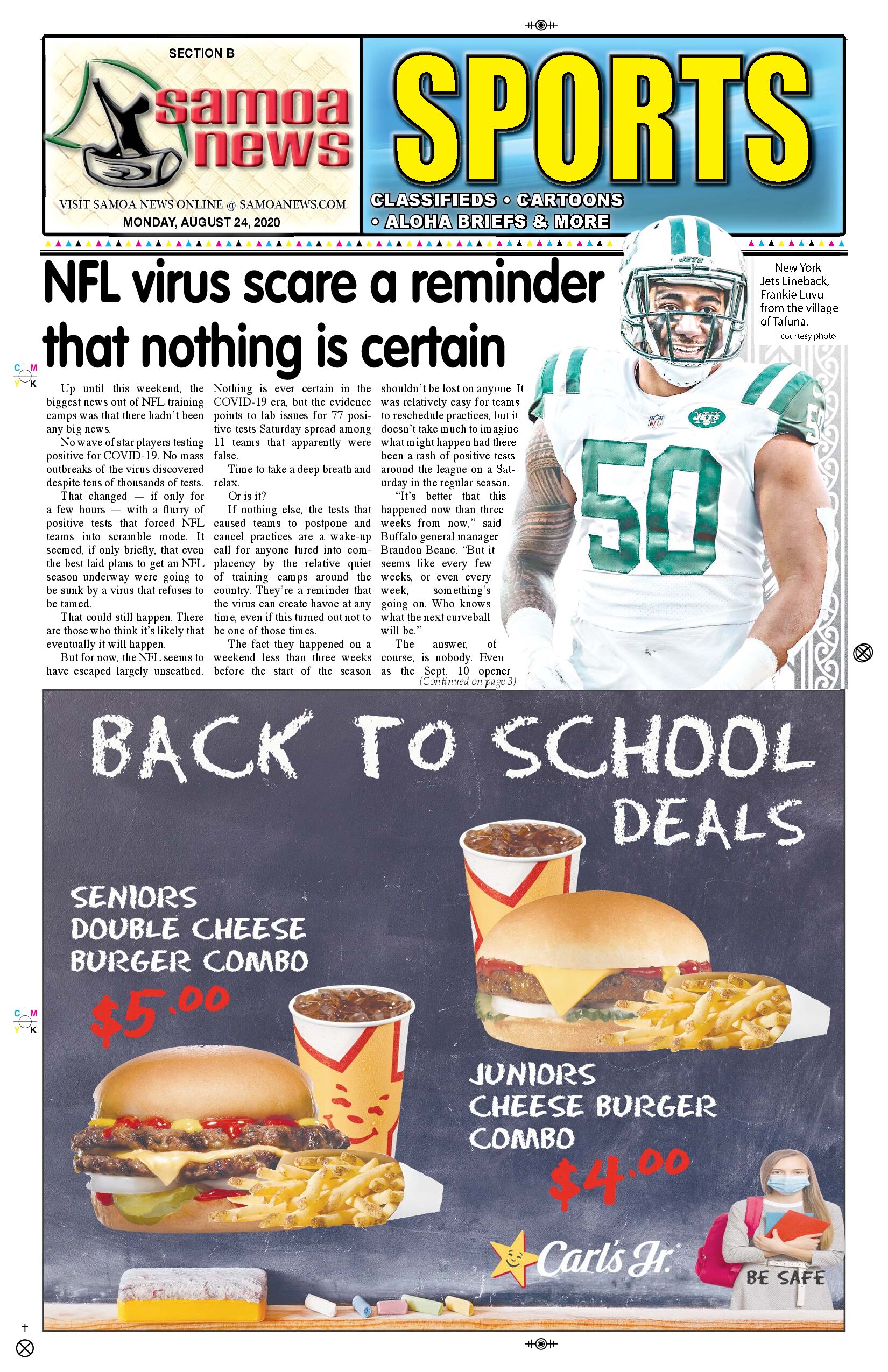 SN Sports Monday, Aug. 24, 2020