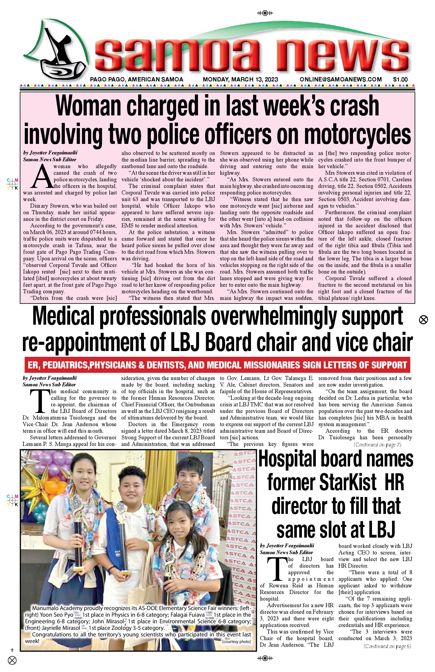 SN News Monday, March 13, 2023