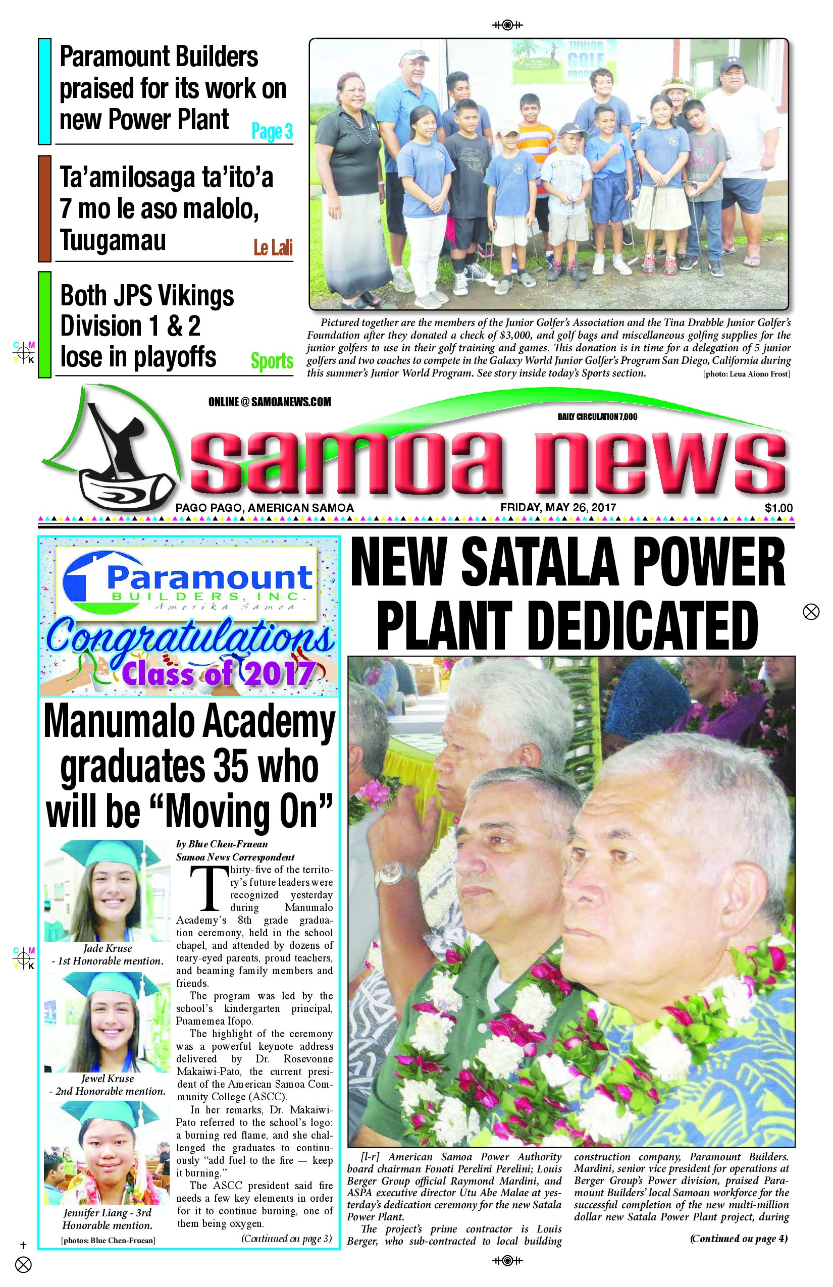 SN News Friday, May 26,  2017