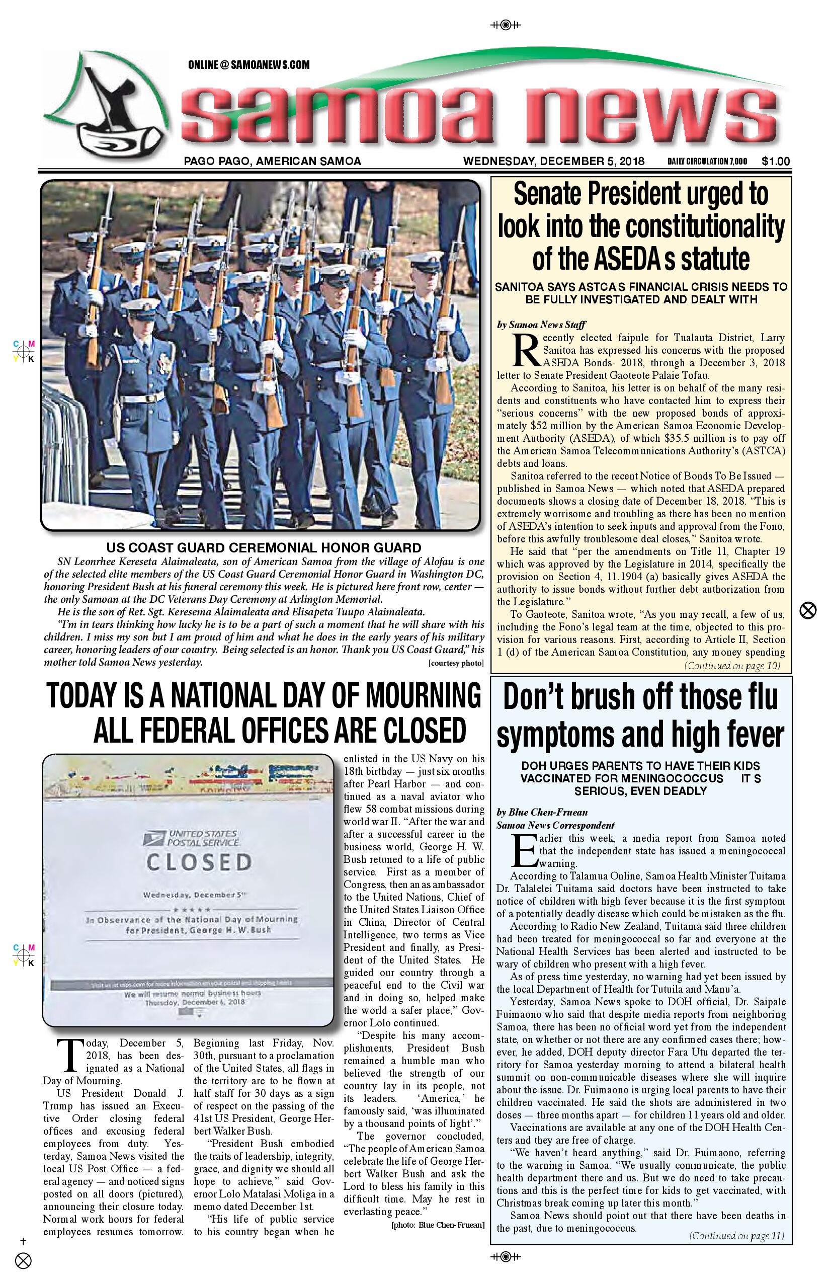 SN News Wednesday, December 5, 2018