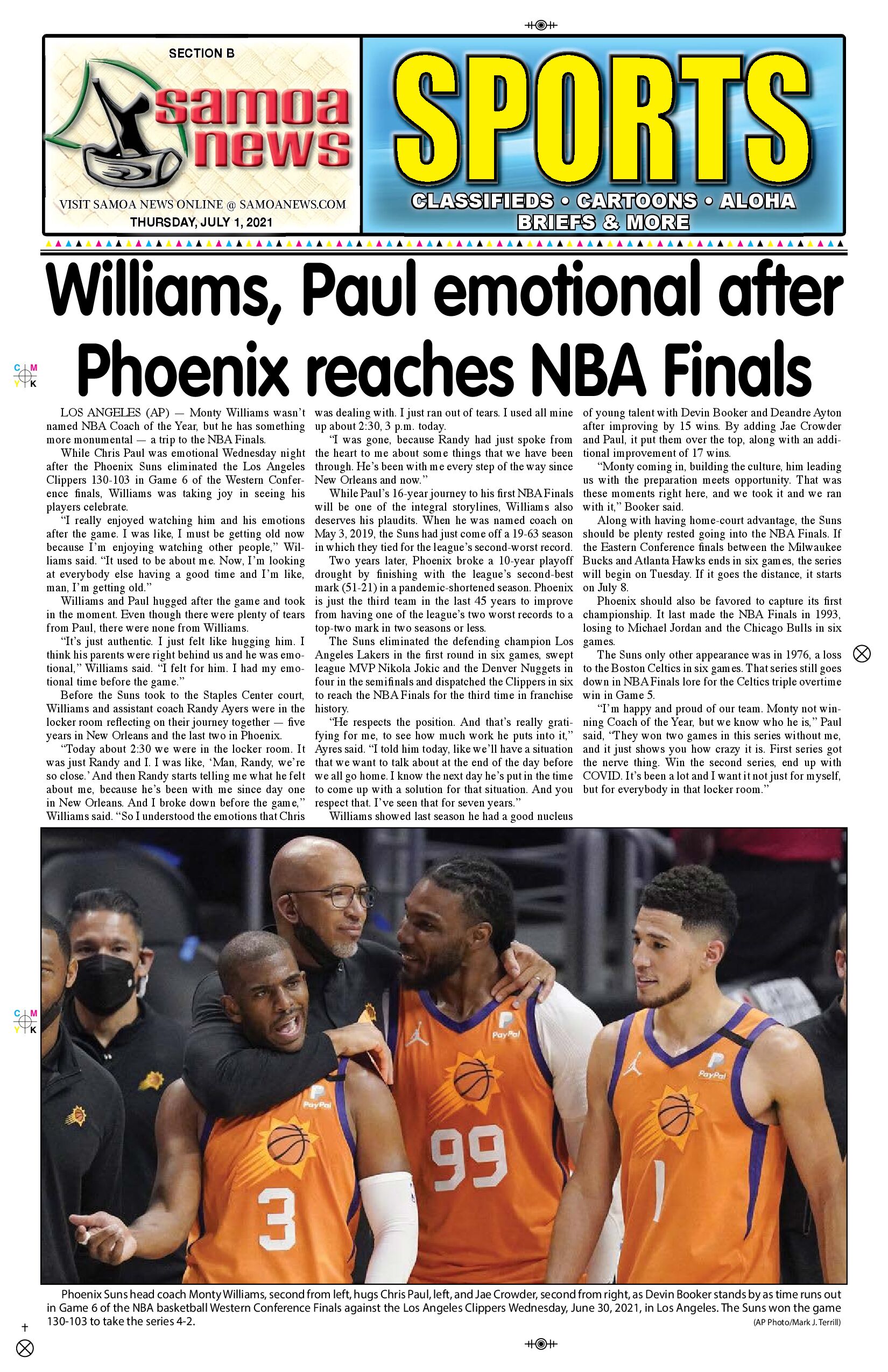 SN Sports Thursday, July 01, 2021