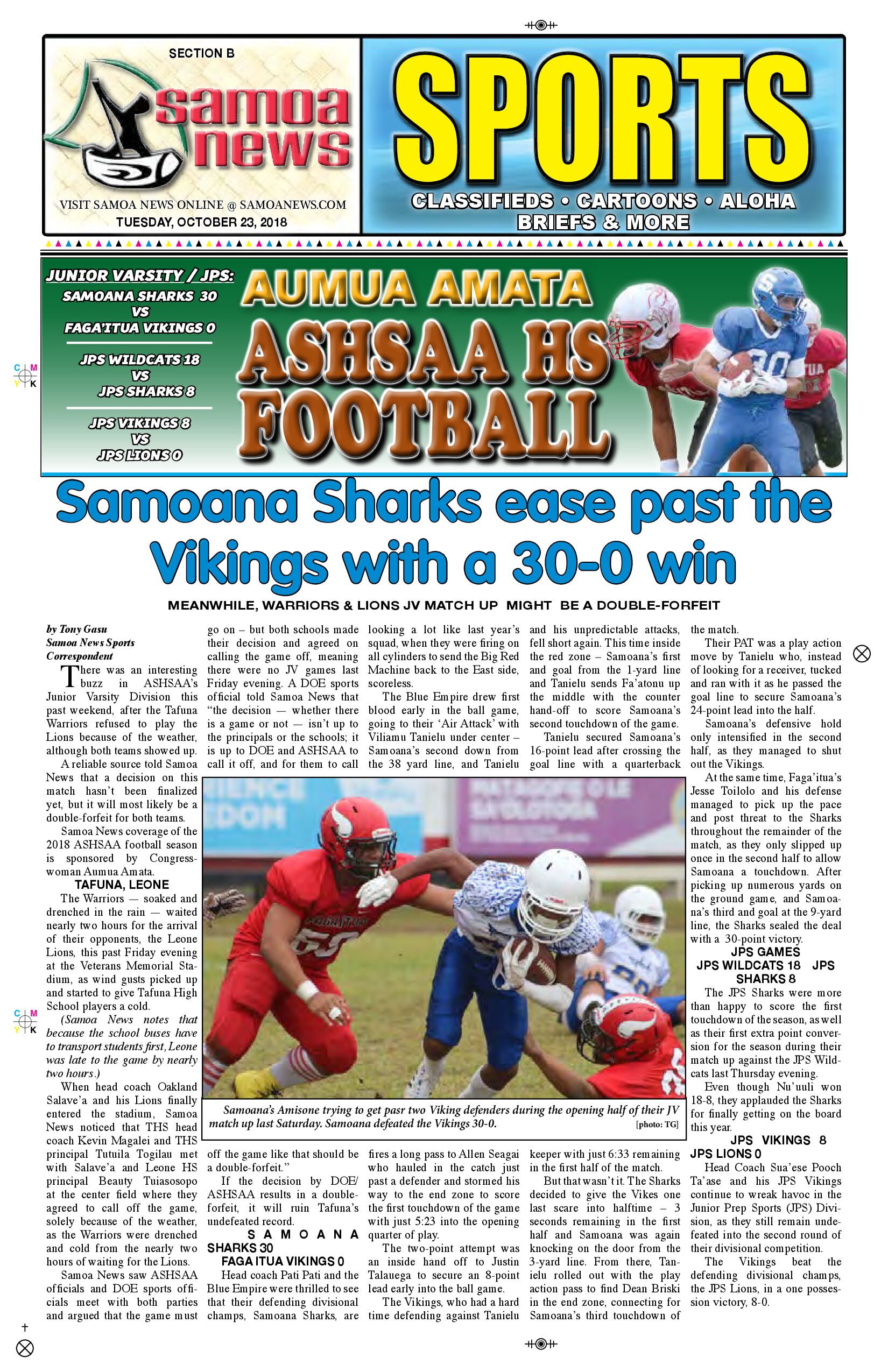 SN Sports Tuesday, October 23, 2018