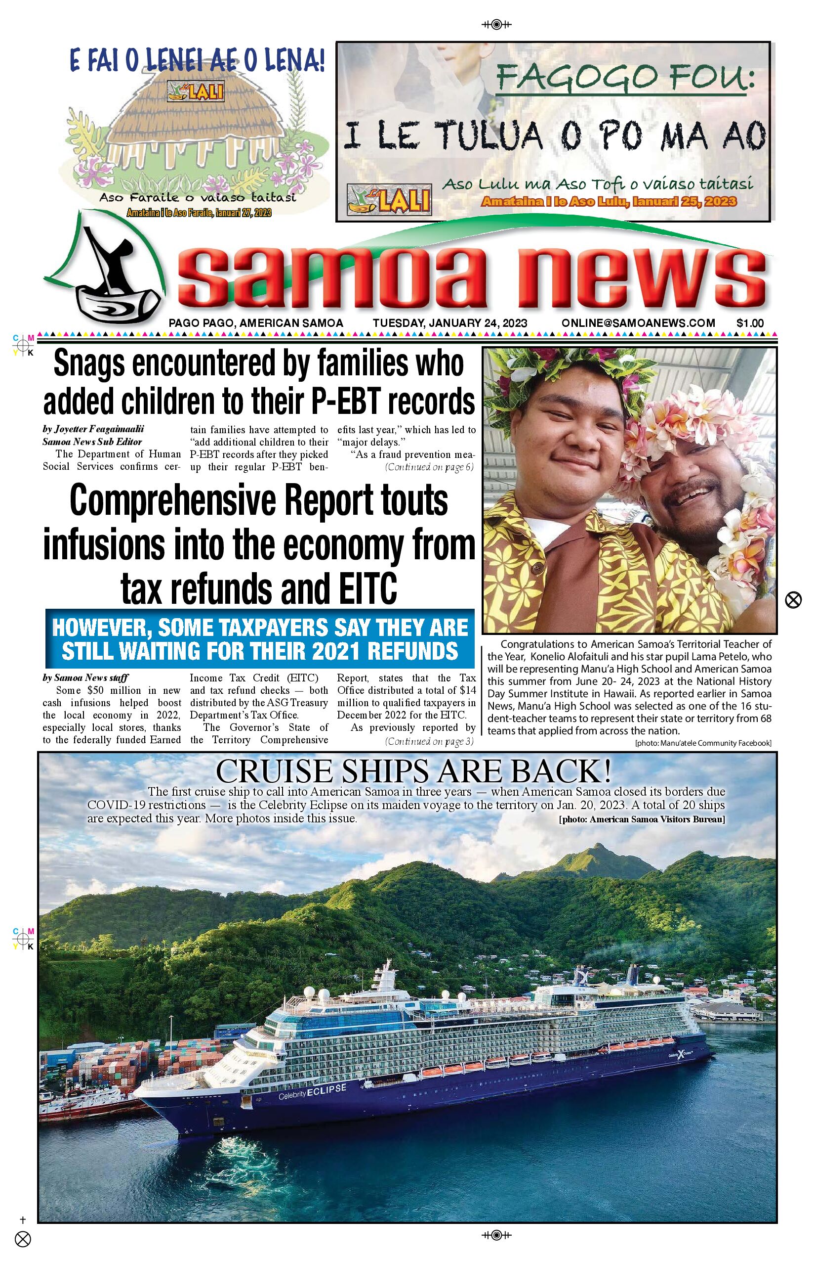 SN News Tuesday, January 24, 2023