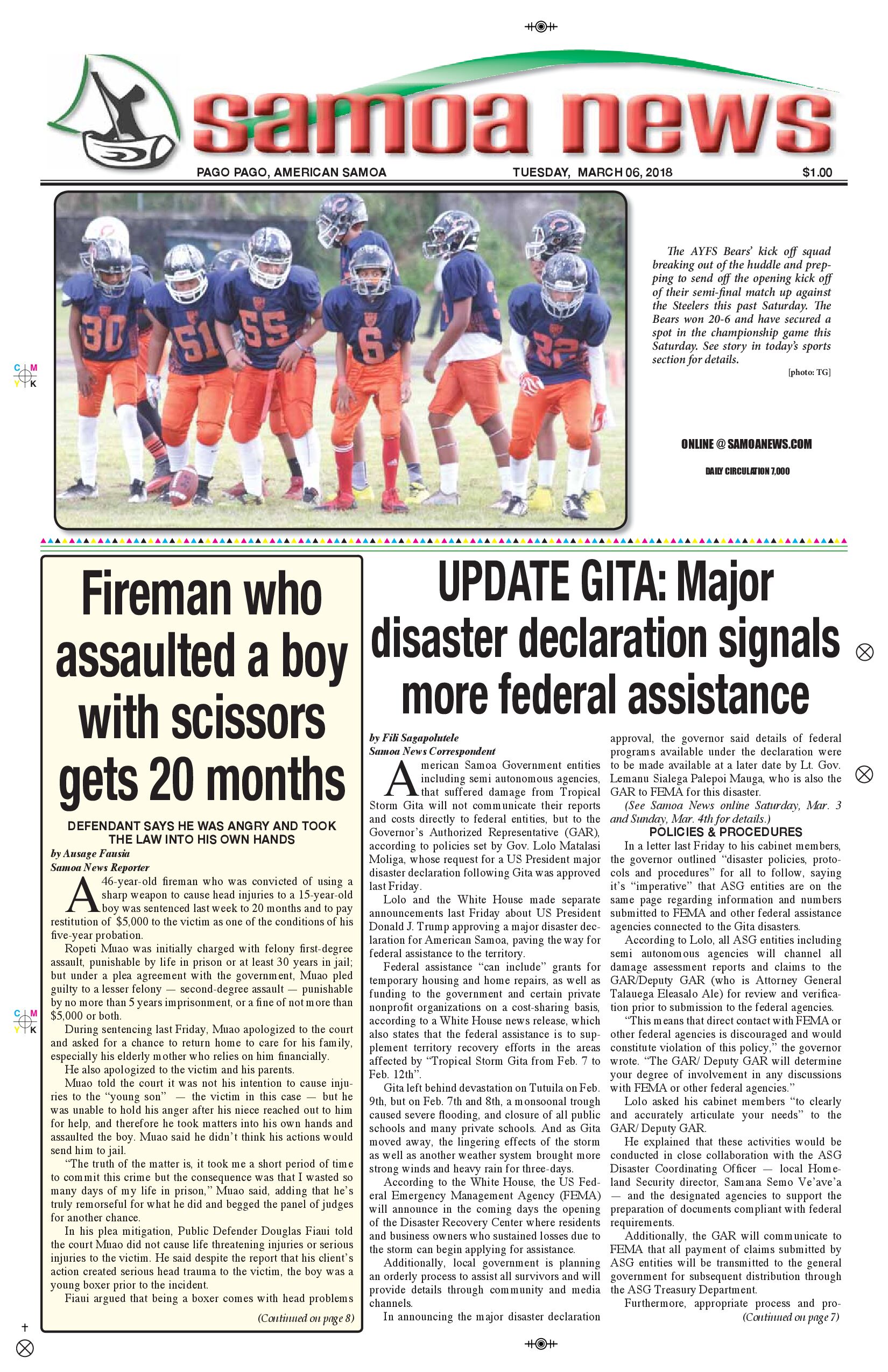 SN News Tuesday, March 06, 2018