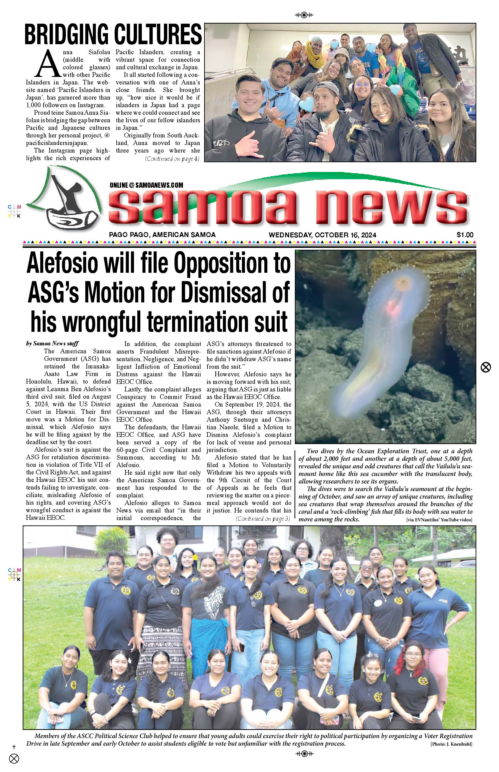 SN News Wednesday, October 16, 2024