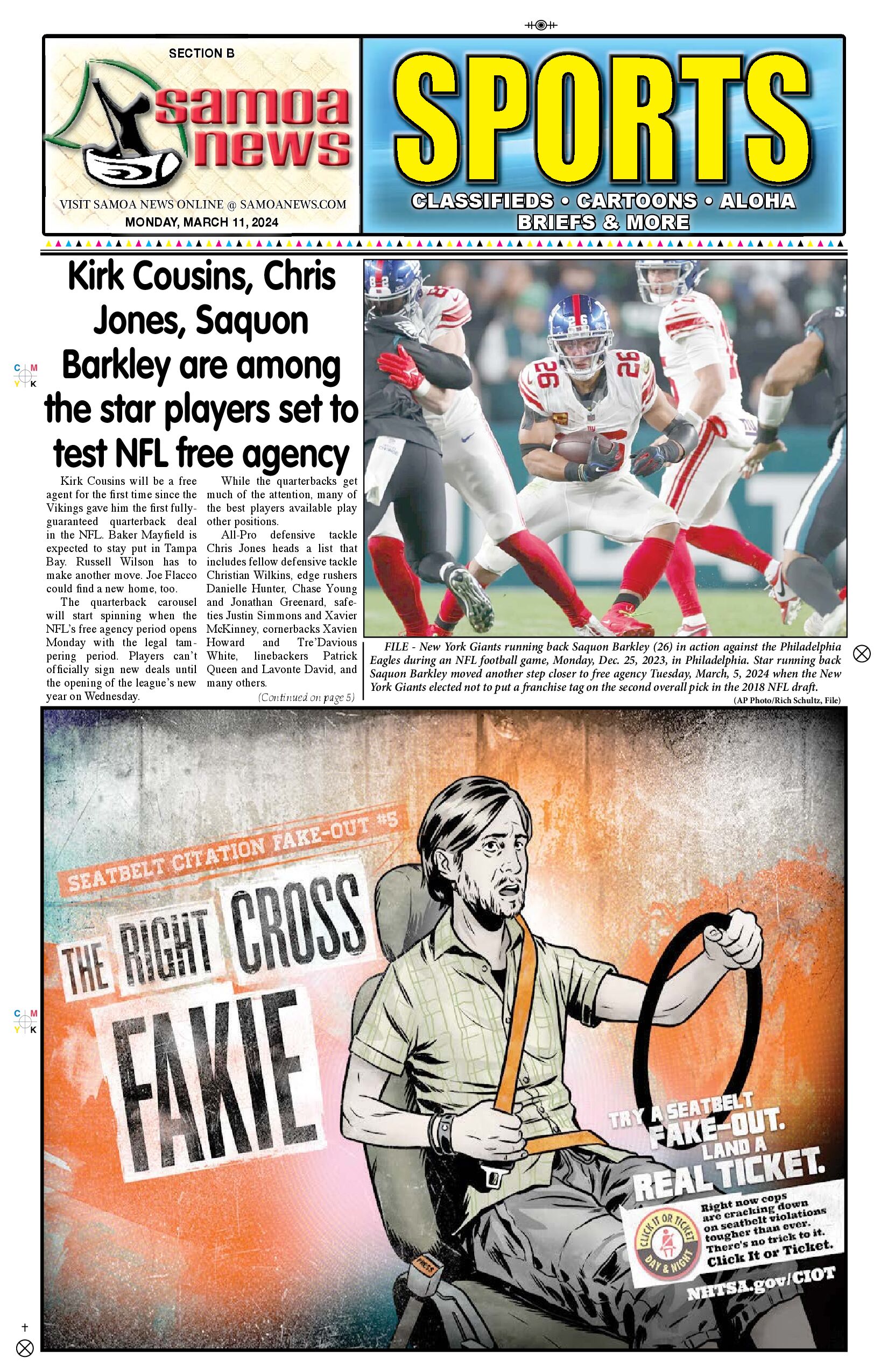 SN Sports Monday, March 11, 2024