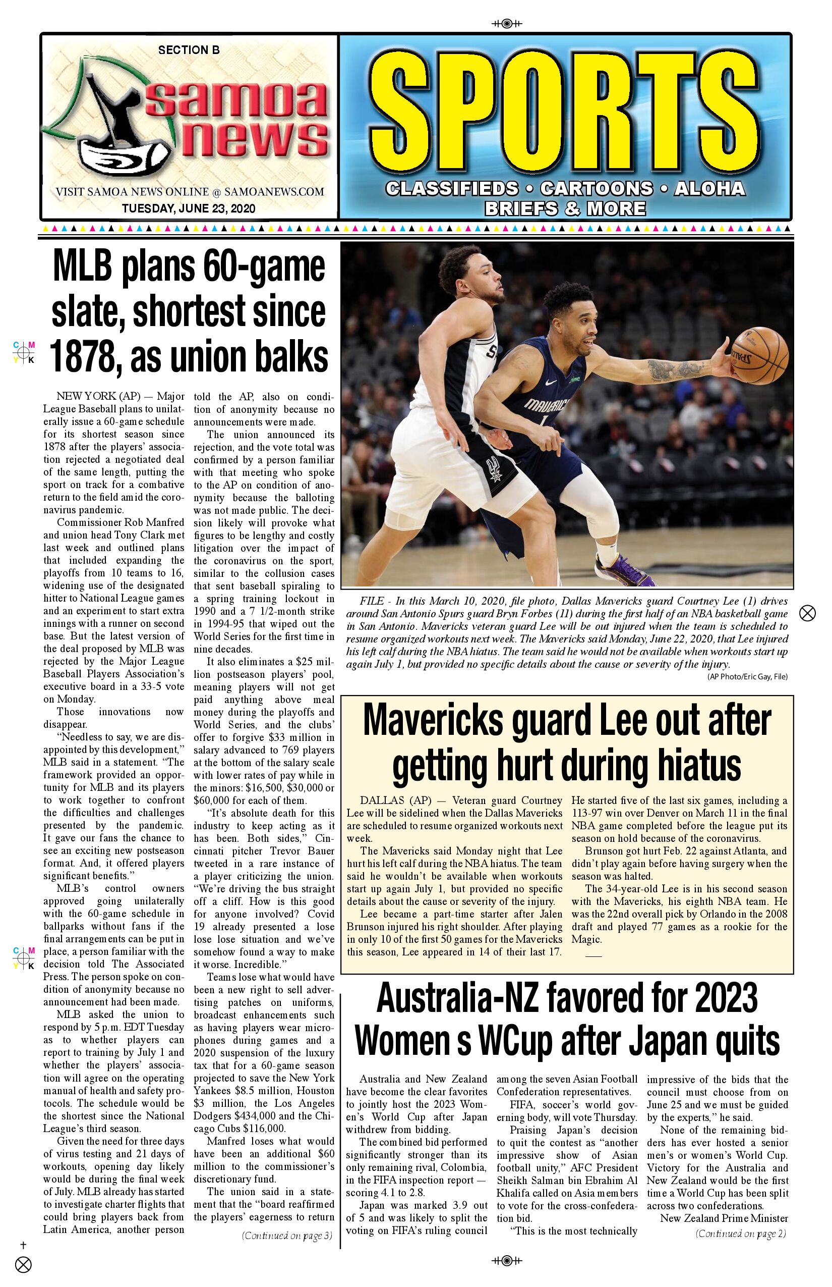 SN Sports Tuesday, June 23, 2020