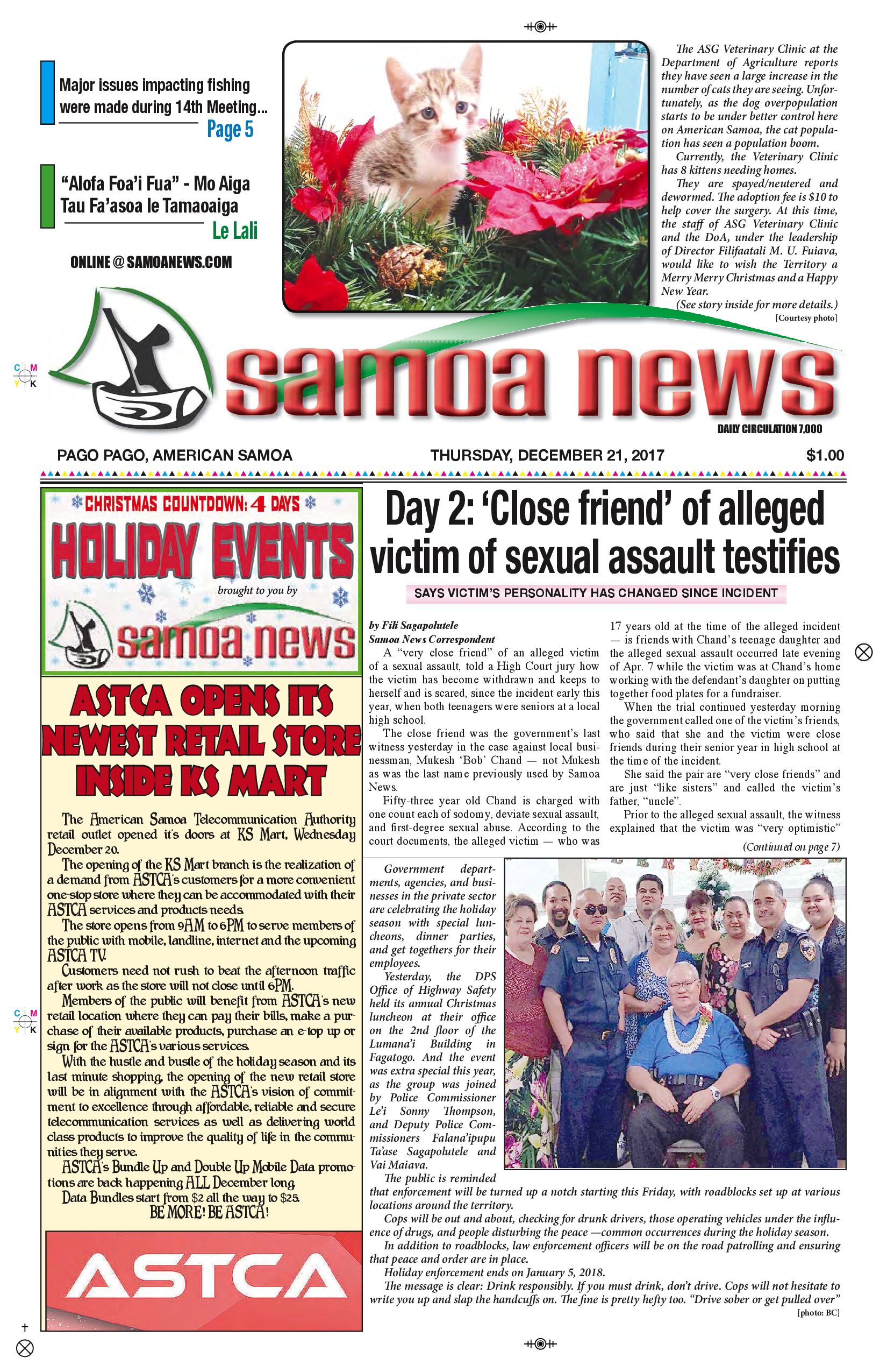 SN News Thursday, Dec. 21, 2017