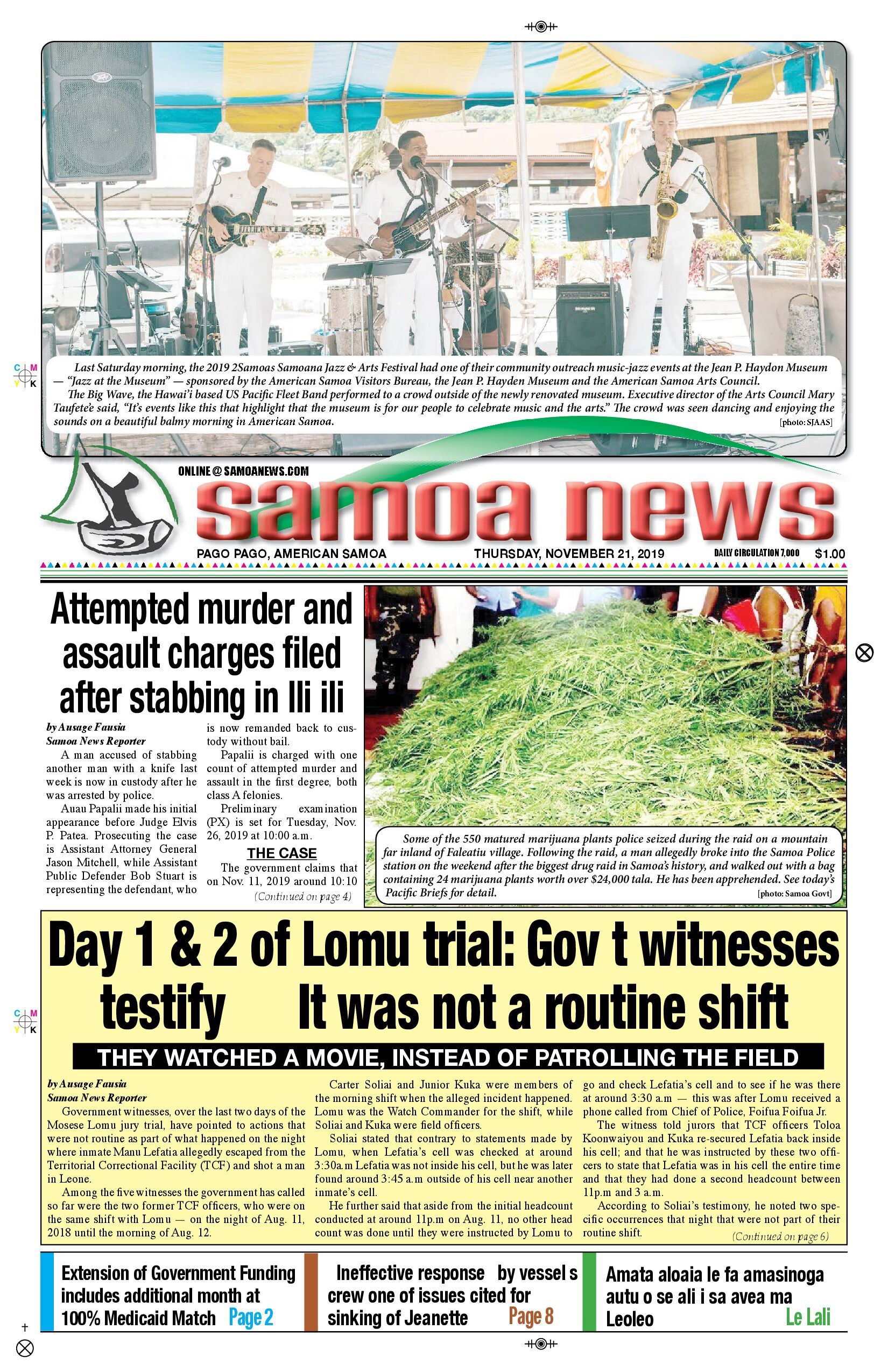 SN News Thursday, November 21, 2019