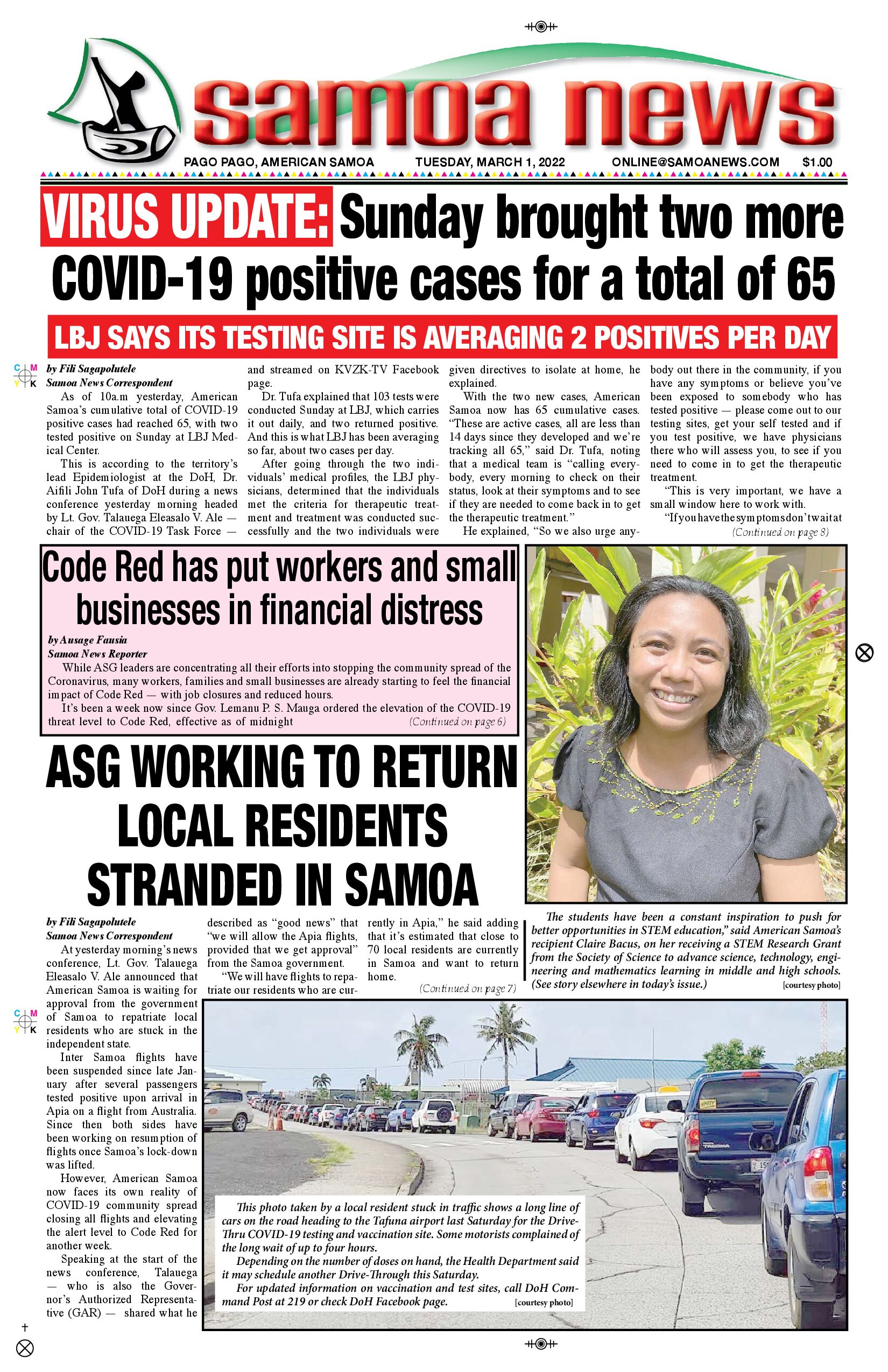 SN News Tuesday, March 01, 2022