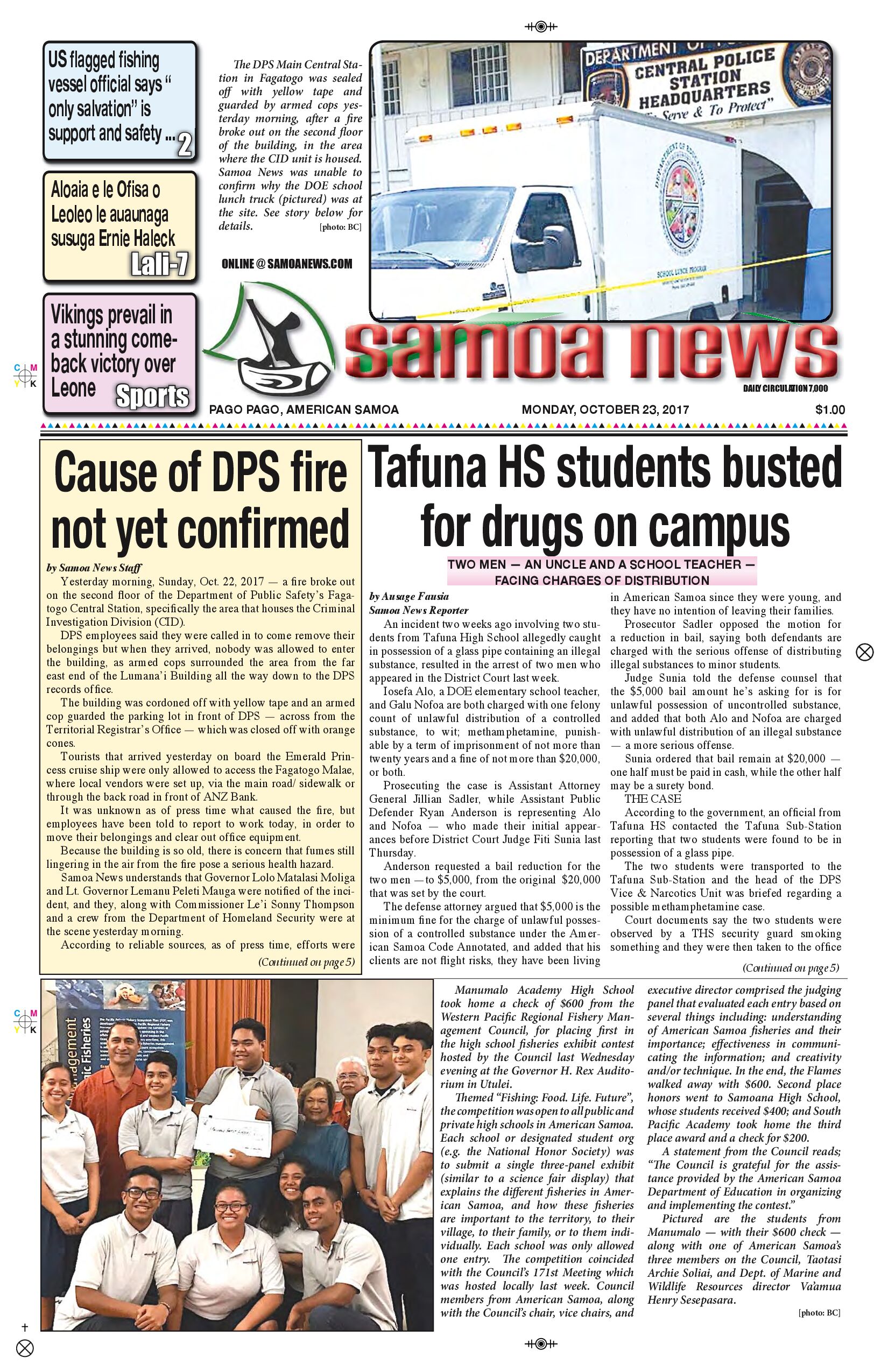 SN News Monday, Oct. 23, 2017