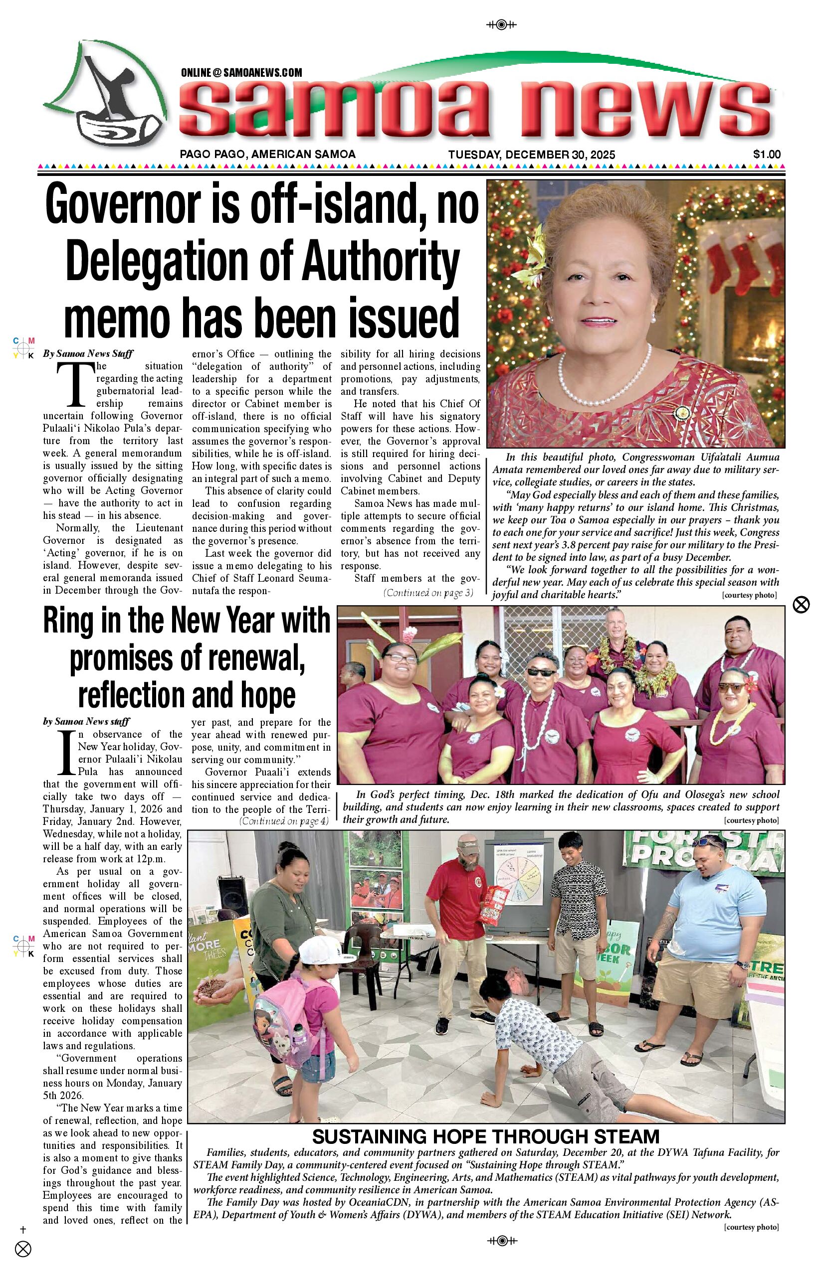 SN News Tuesday, December 30, 2025