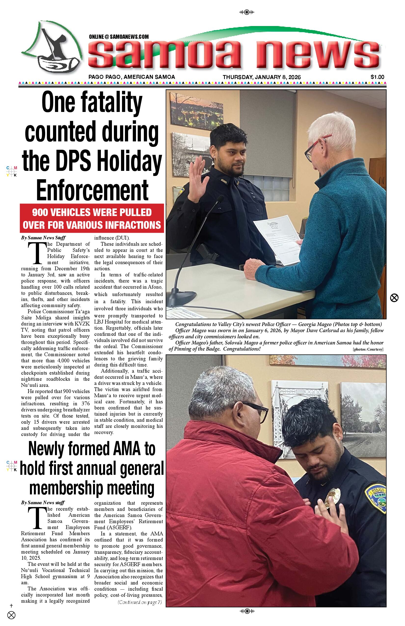 SN News Thursday, January 08, 2026