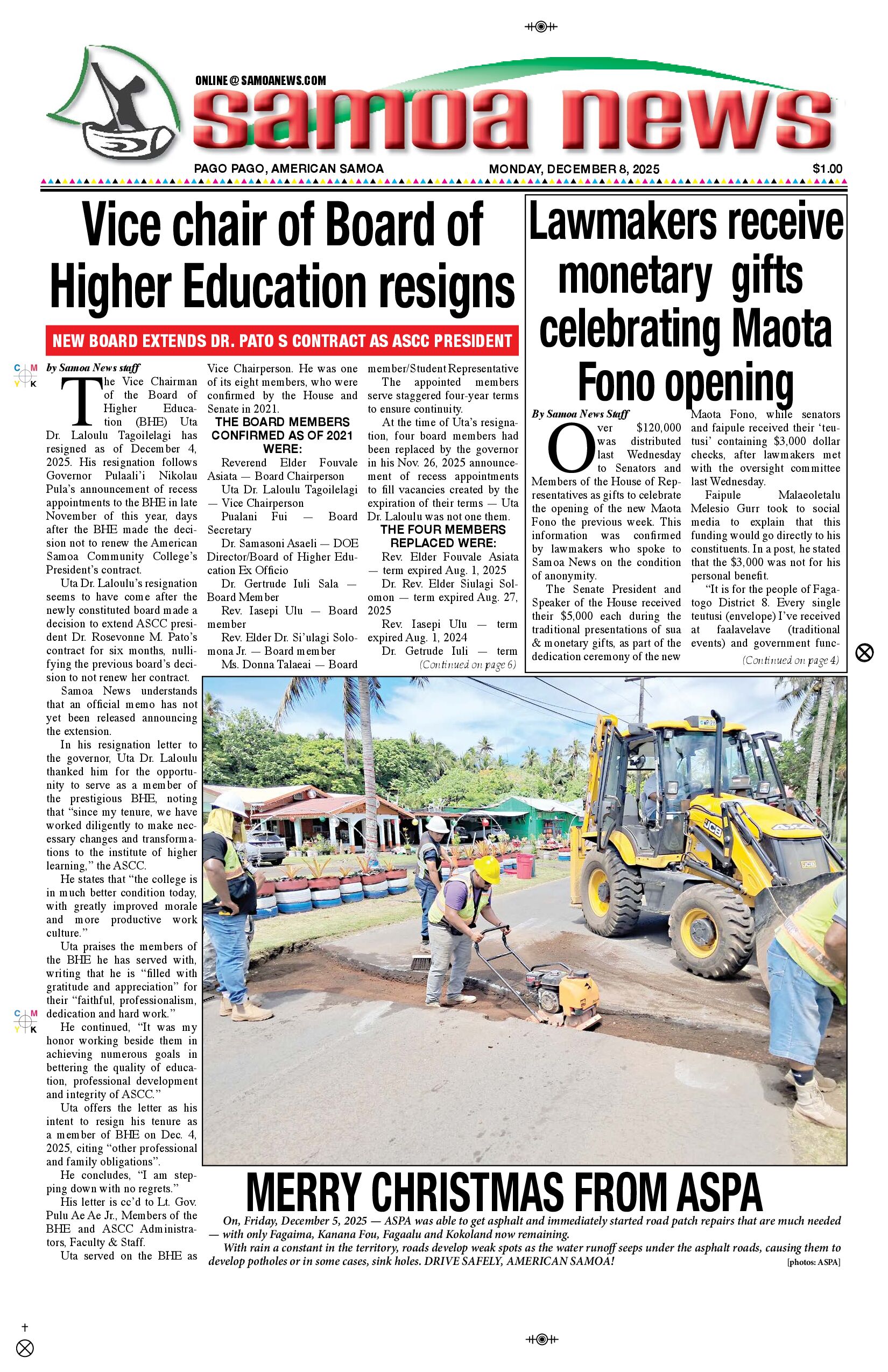 SN News Monday, December 08, 2025