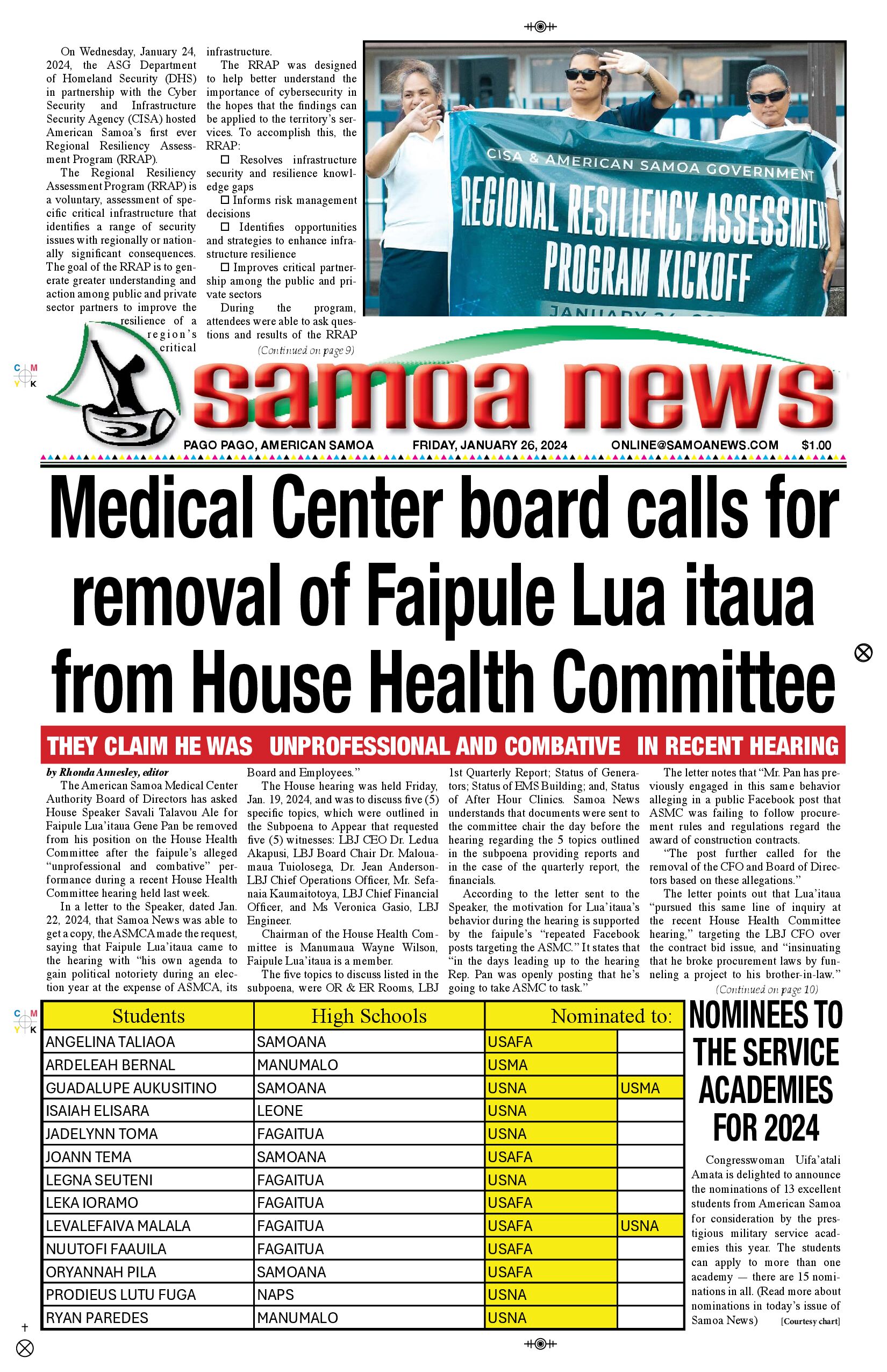 SN News Friday, January 26, 2024