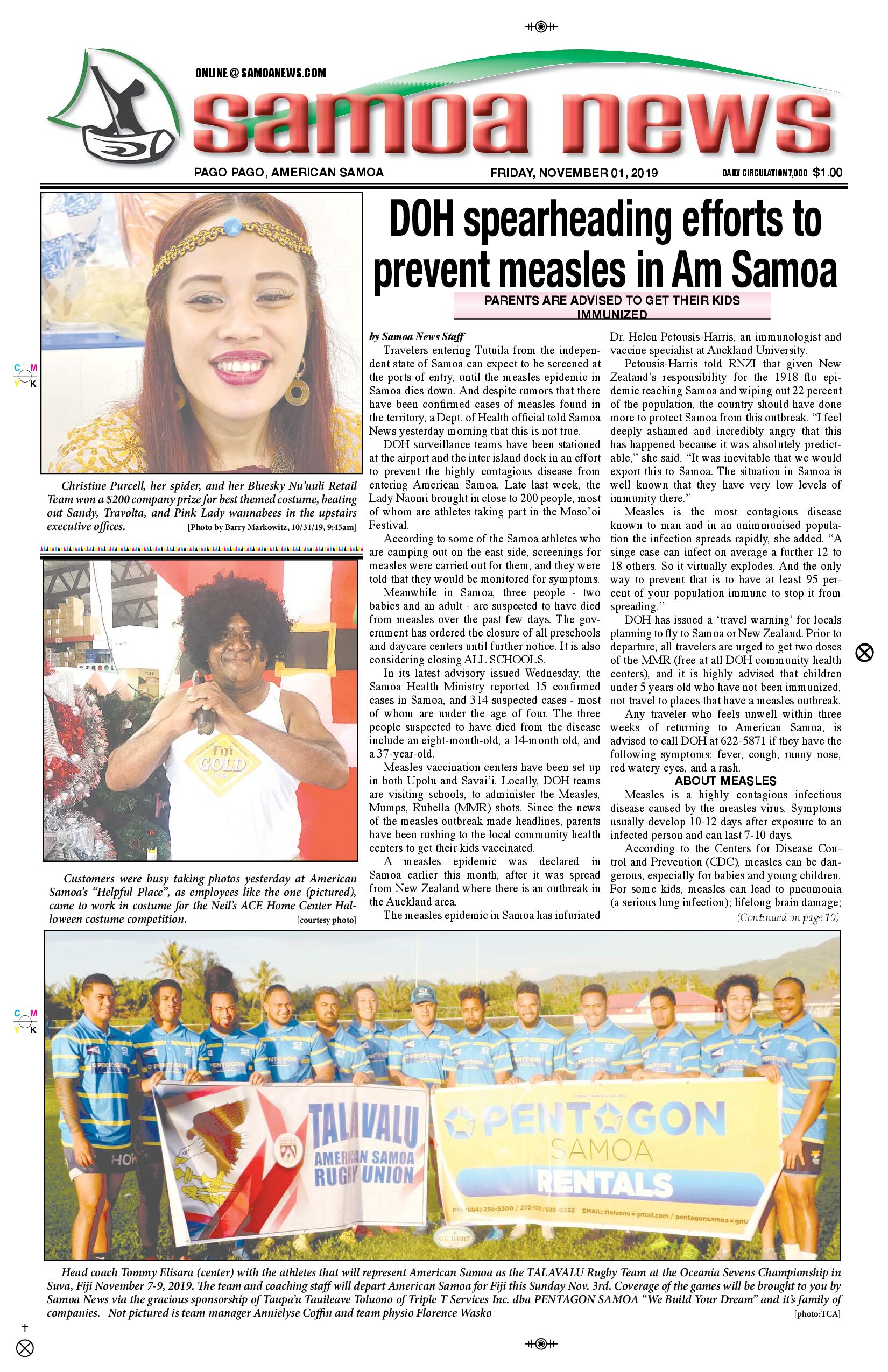 SN News Friday, November 01, 2019