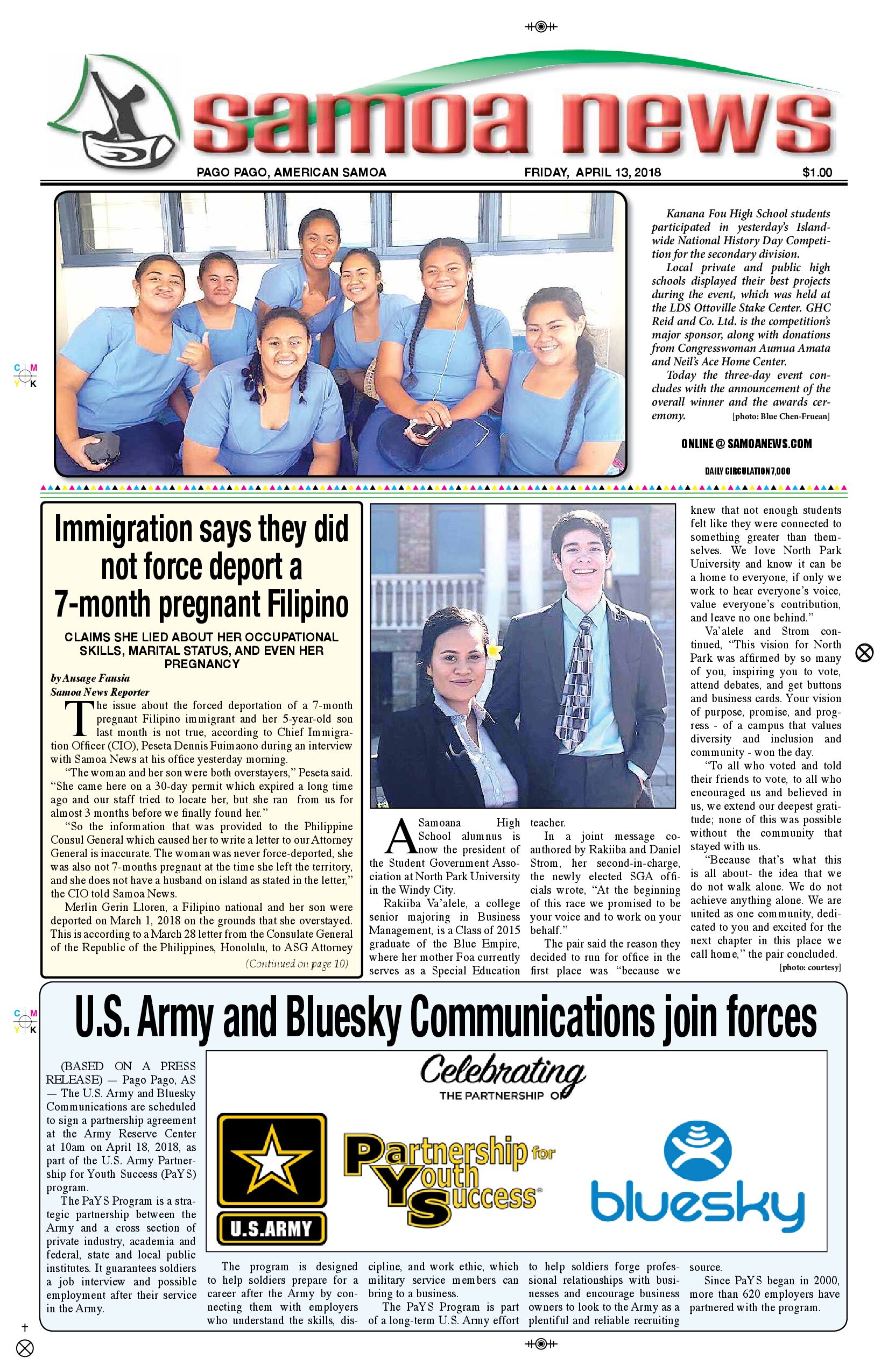 SN News Friday, April 13, 2018