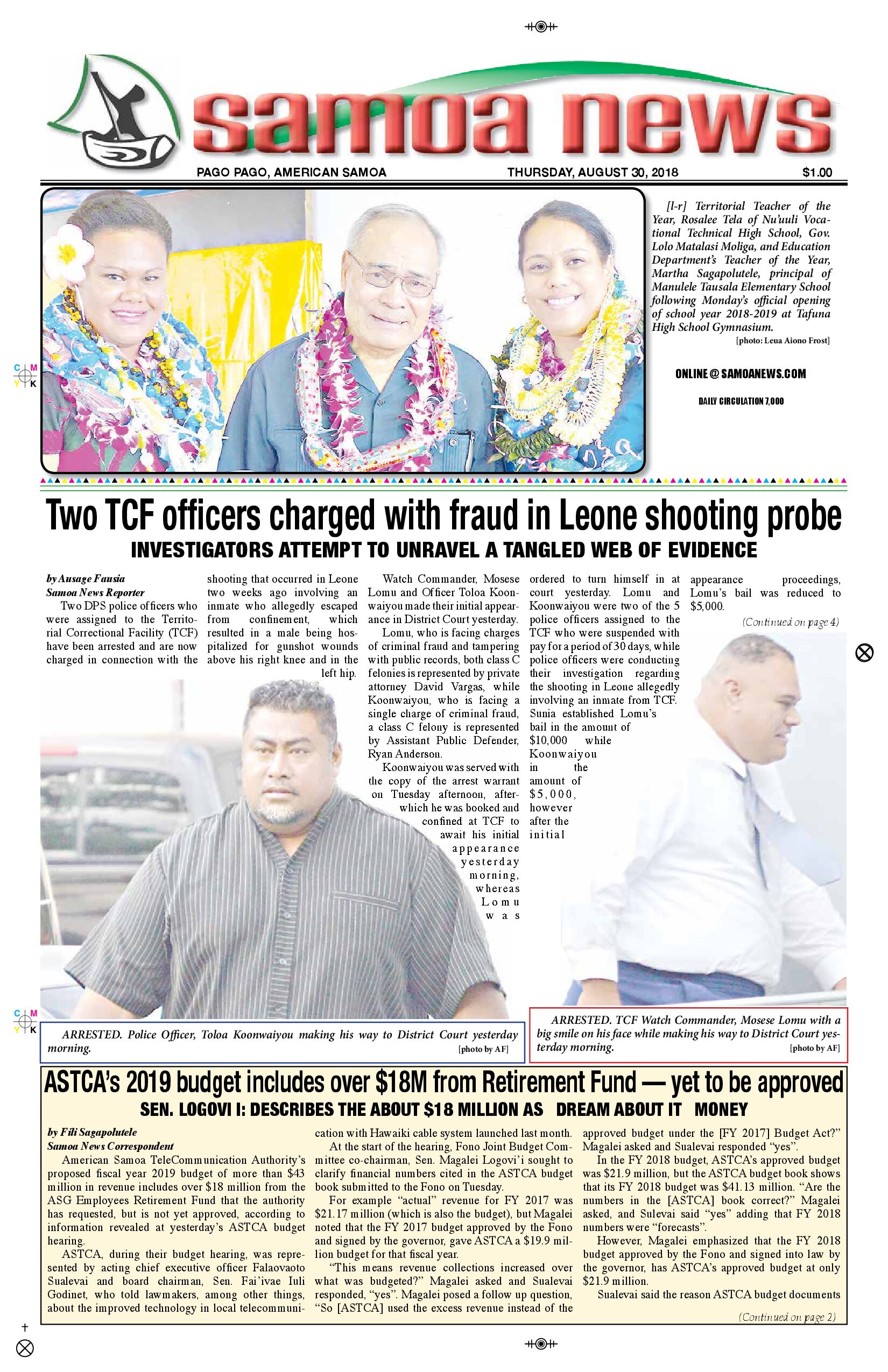 SN News Thursday, August 30, 2018