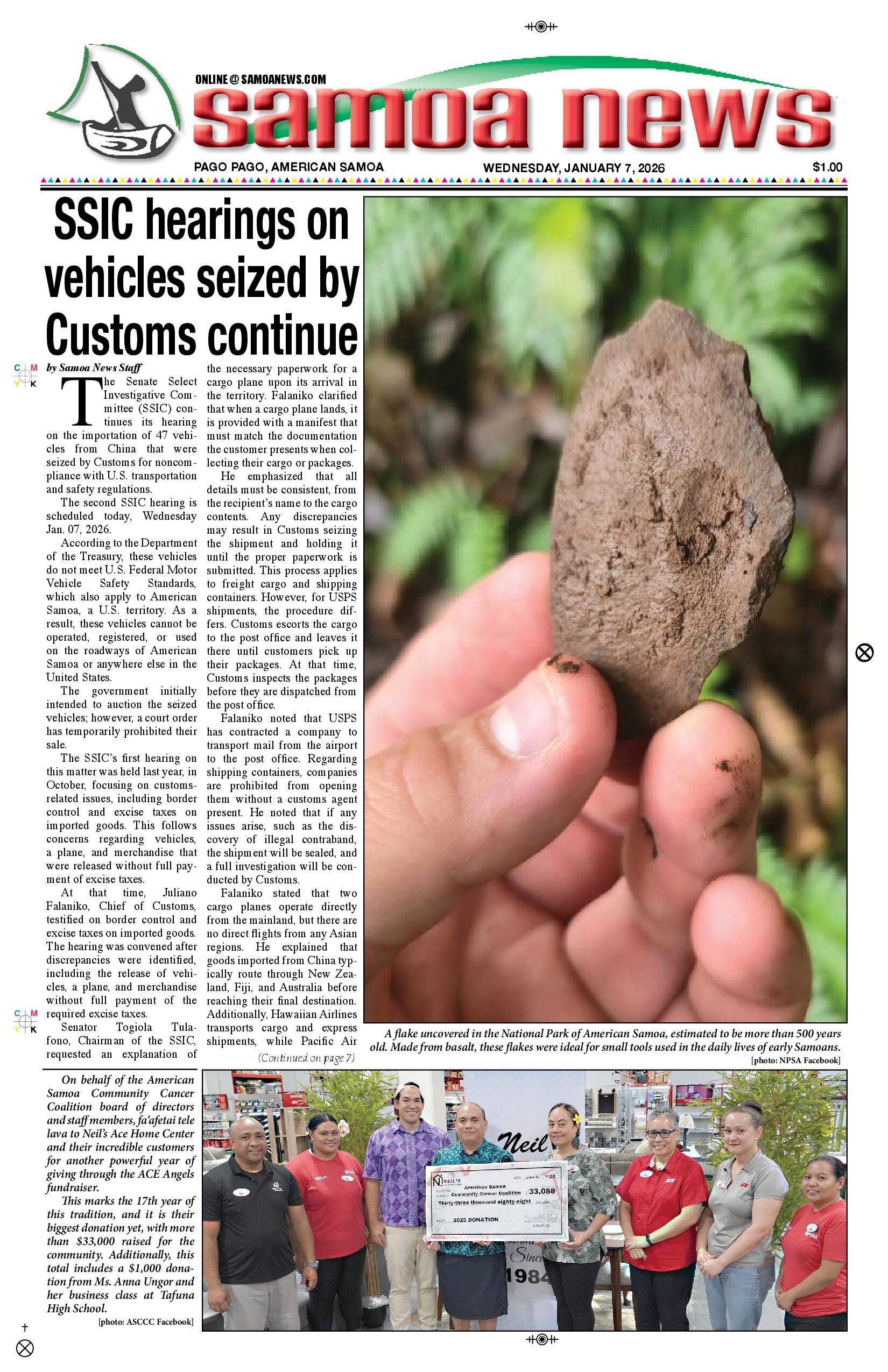 SN News Wednesday, January 07, 2026