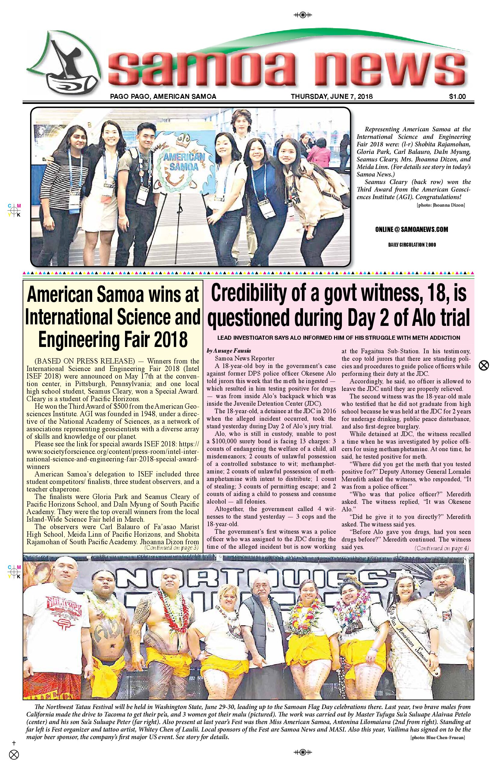 SN News Thursday, June 07, 2018