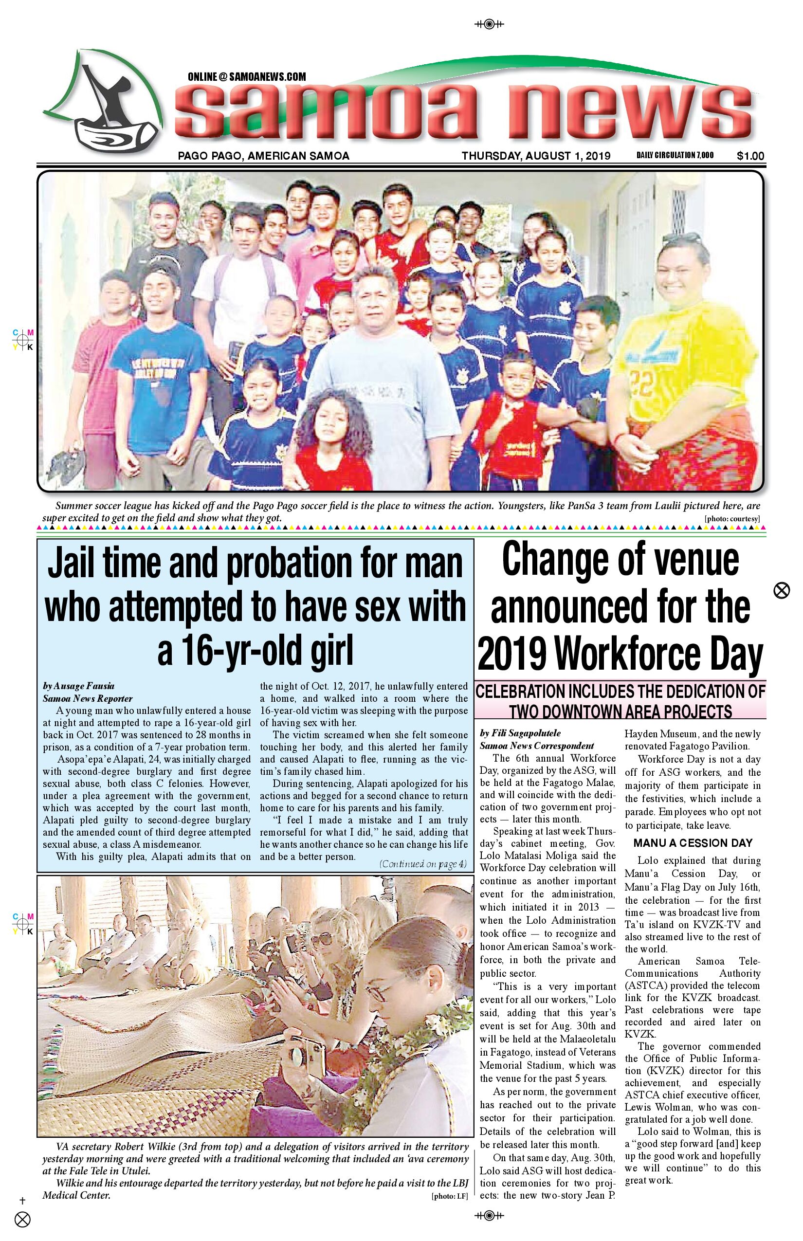 SN News Thursday, August 01, 2019