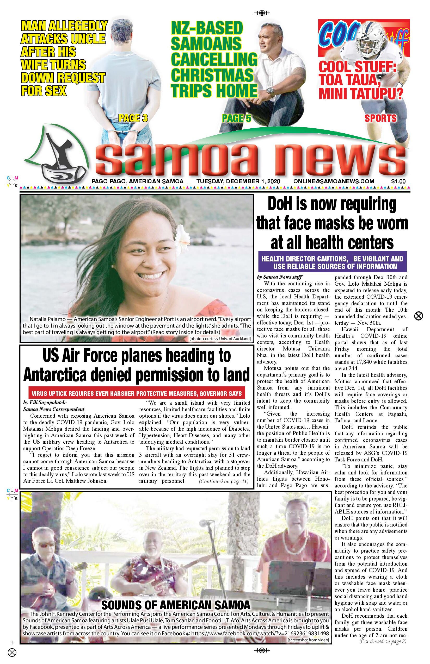 SN News Tuesday, Dec. 01, 2020