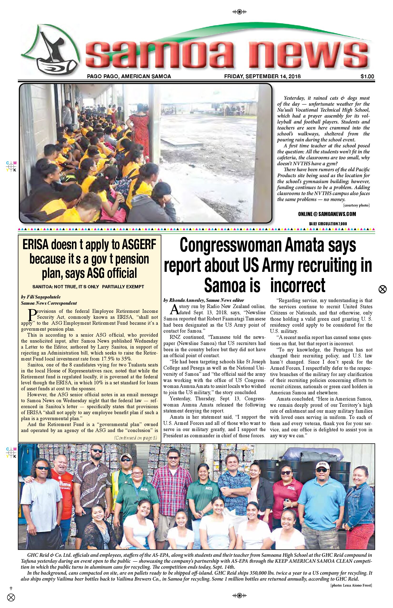 SN News Friday September 14, 2018